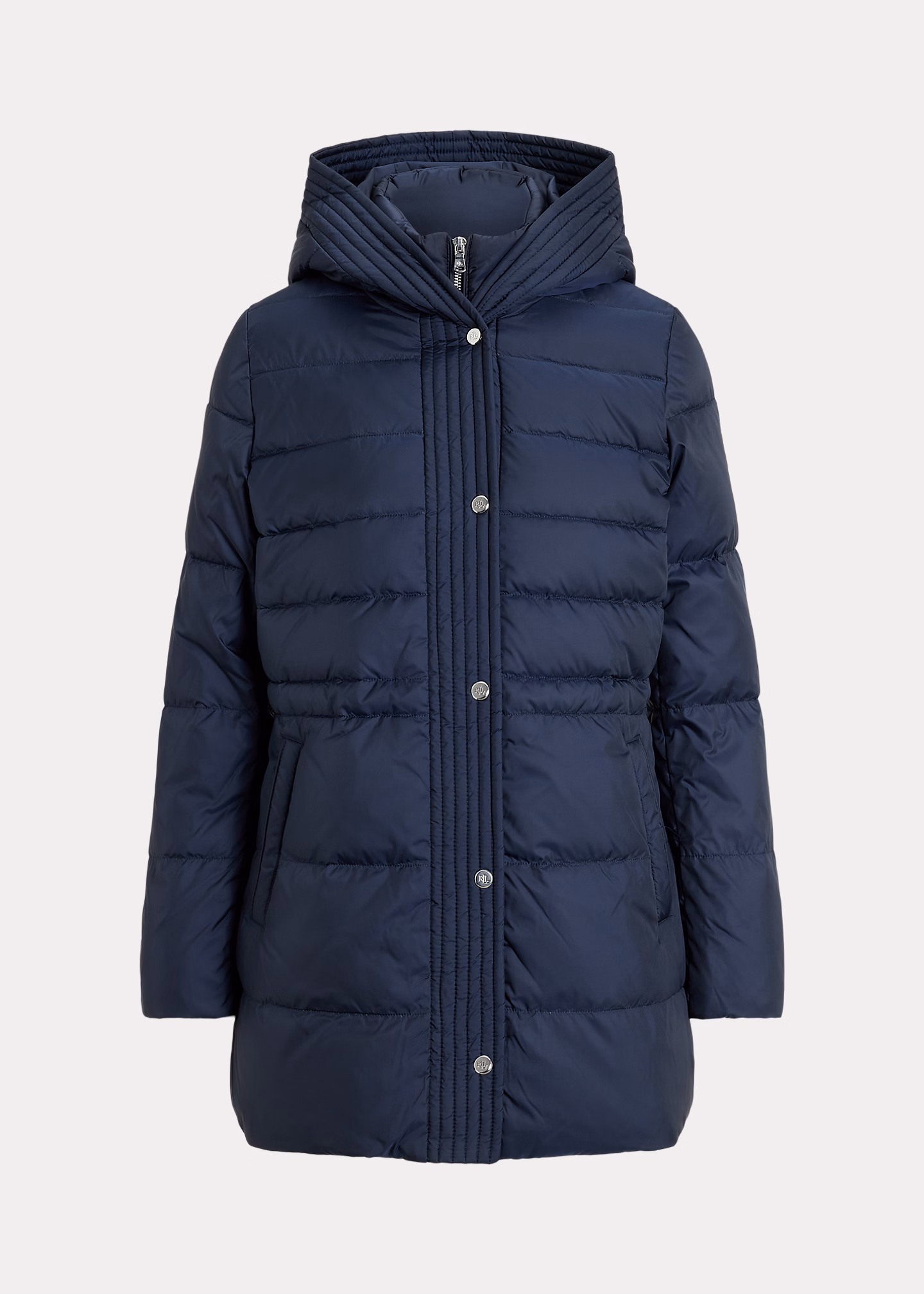 Hooded Quilted Vestee Down Coat - RALPH LAUREN OUTLET