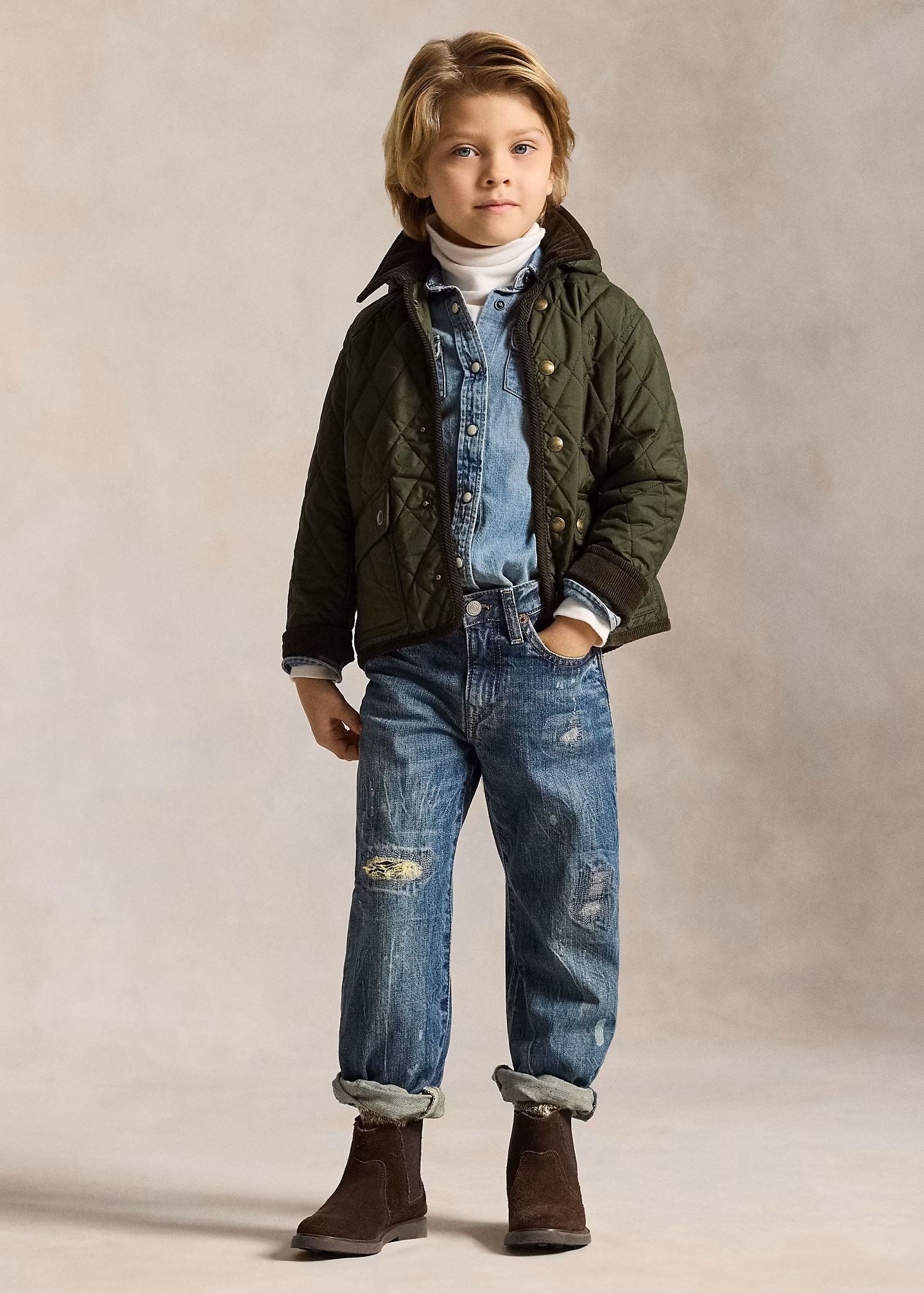 Steppjacke mit Kapuze - RALPH LAUREN OUTLET