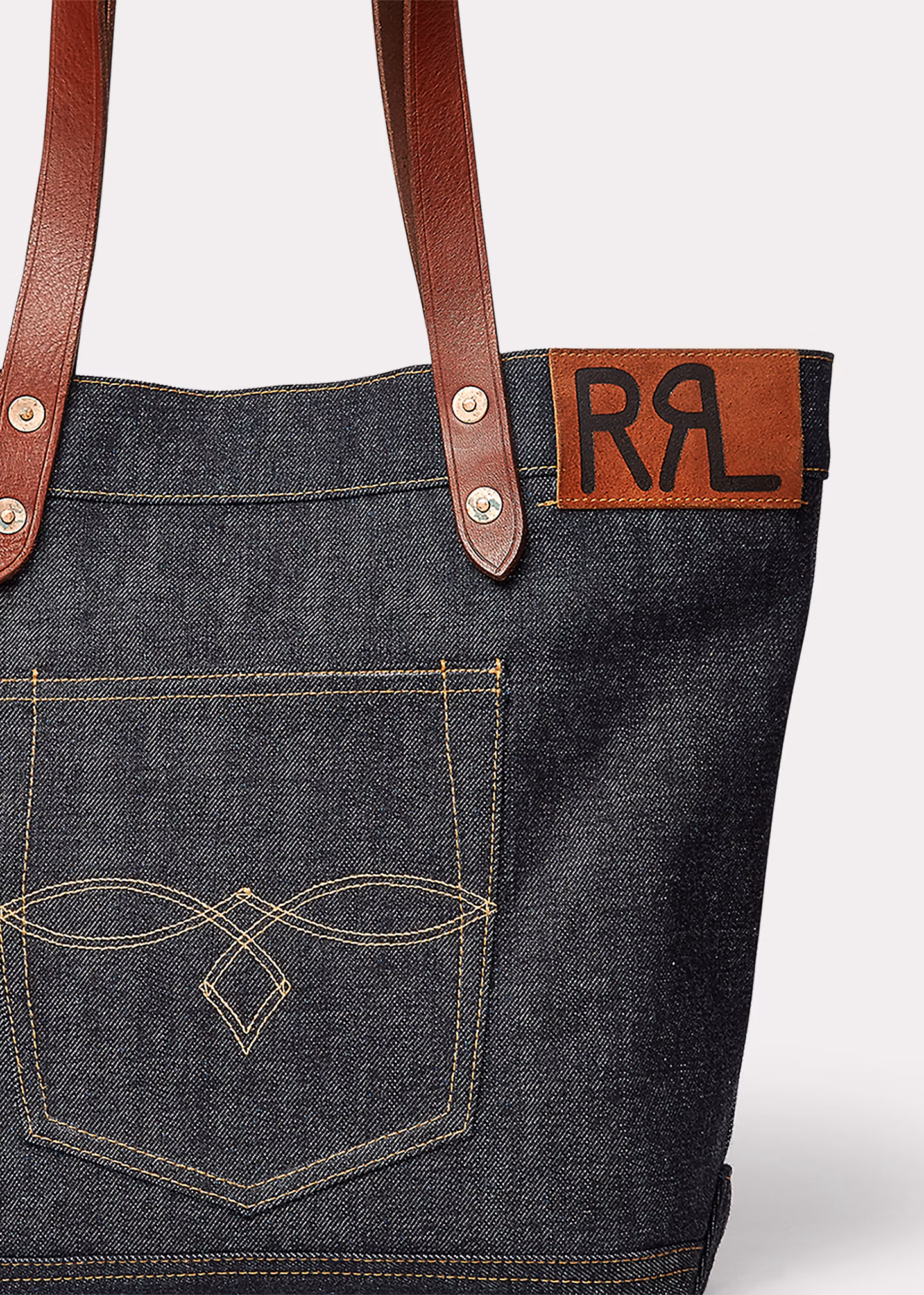 Tragetasche aus Denim - RALPH LAUREN OUTLET