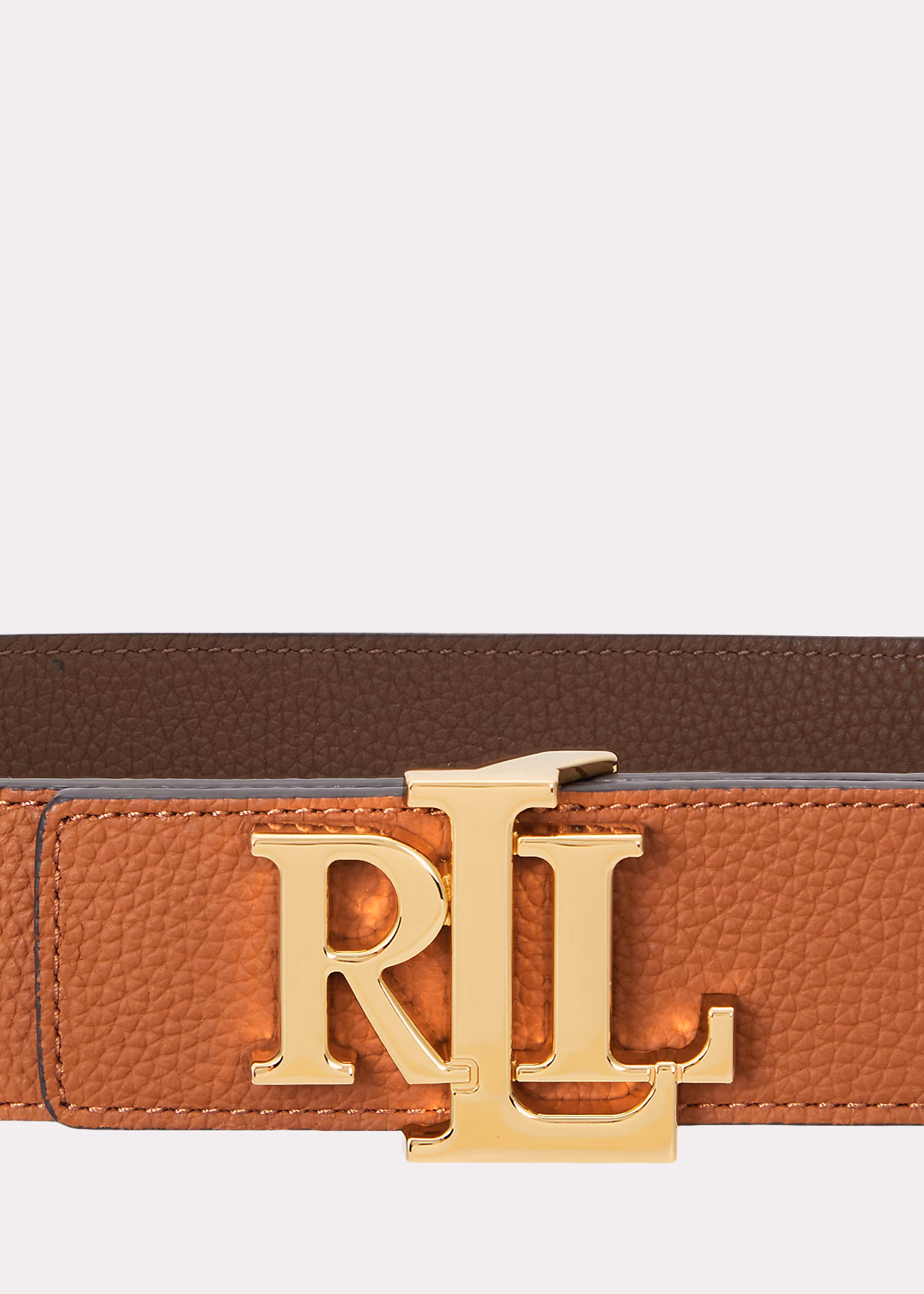 Breiter Wendegürtel aus Narbenleder - RALPH LAUREN OUTLET