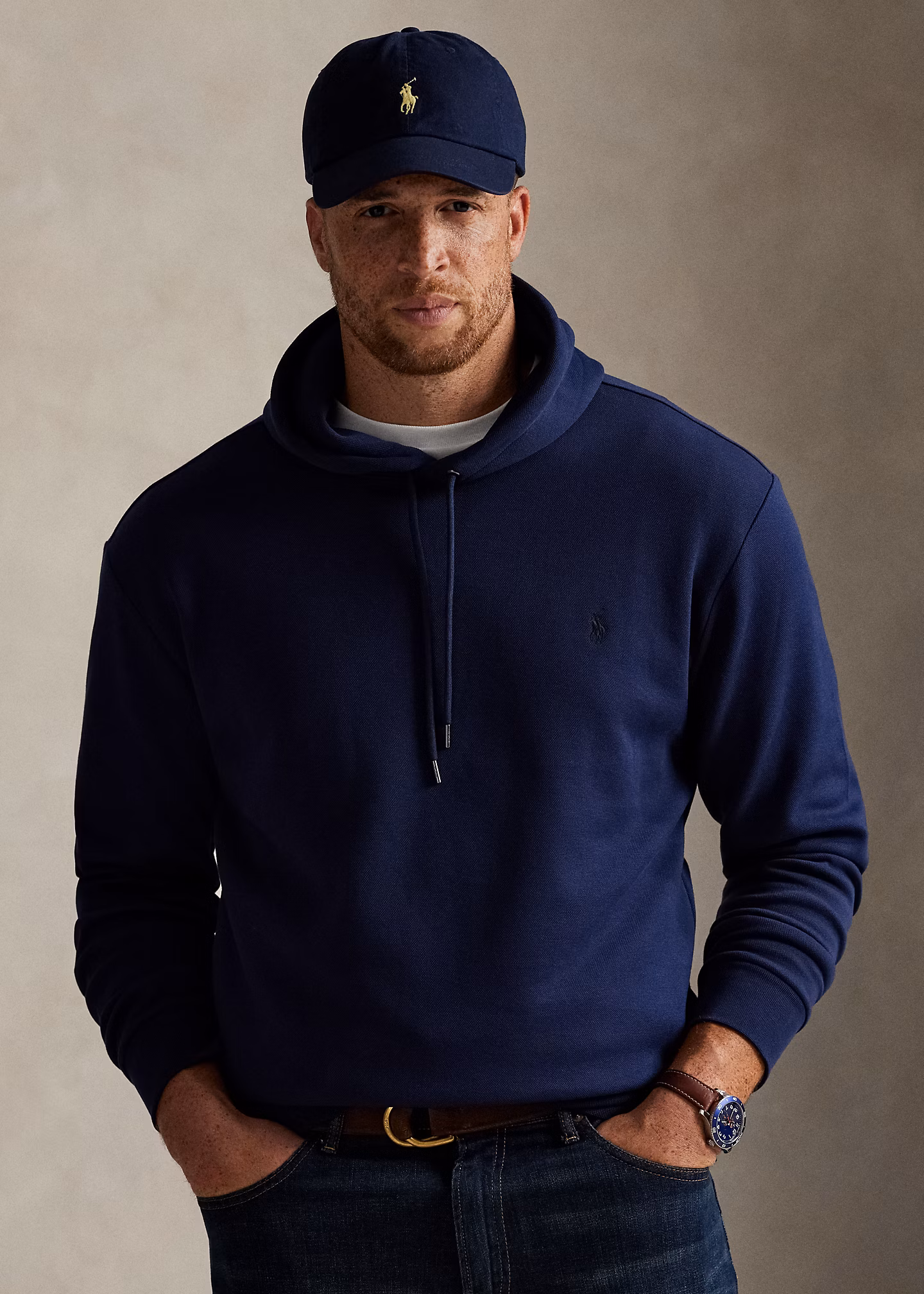 Doppellagiger Kapuzenpullover - RALPH LAUREN OUTLET