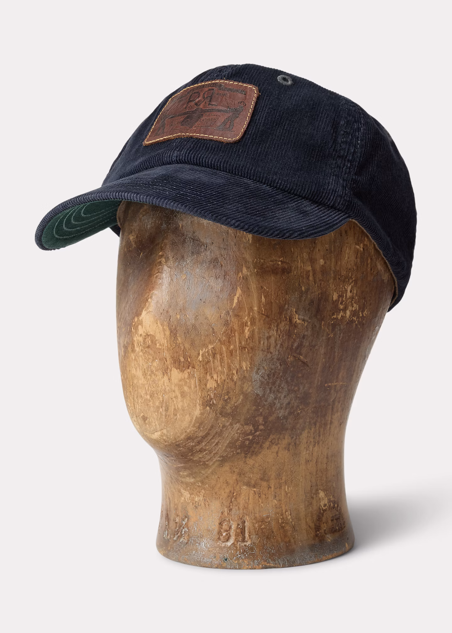 Kordsamt-Truckerkappe mit Lederaufnäher - RALPH LAUREN OUTLET