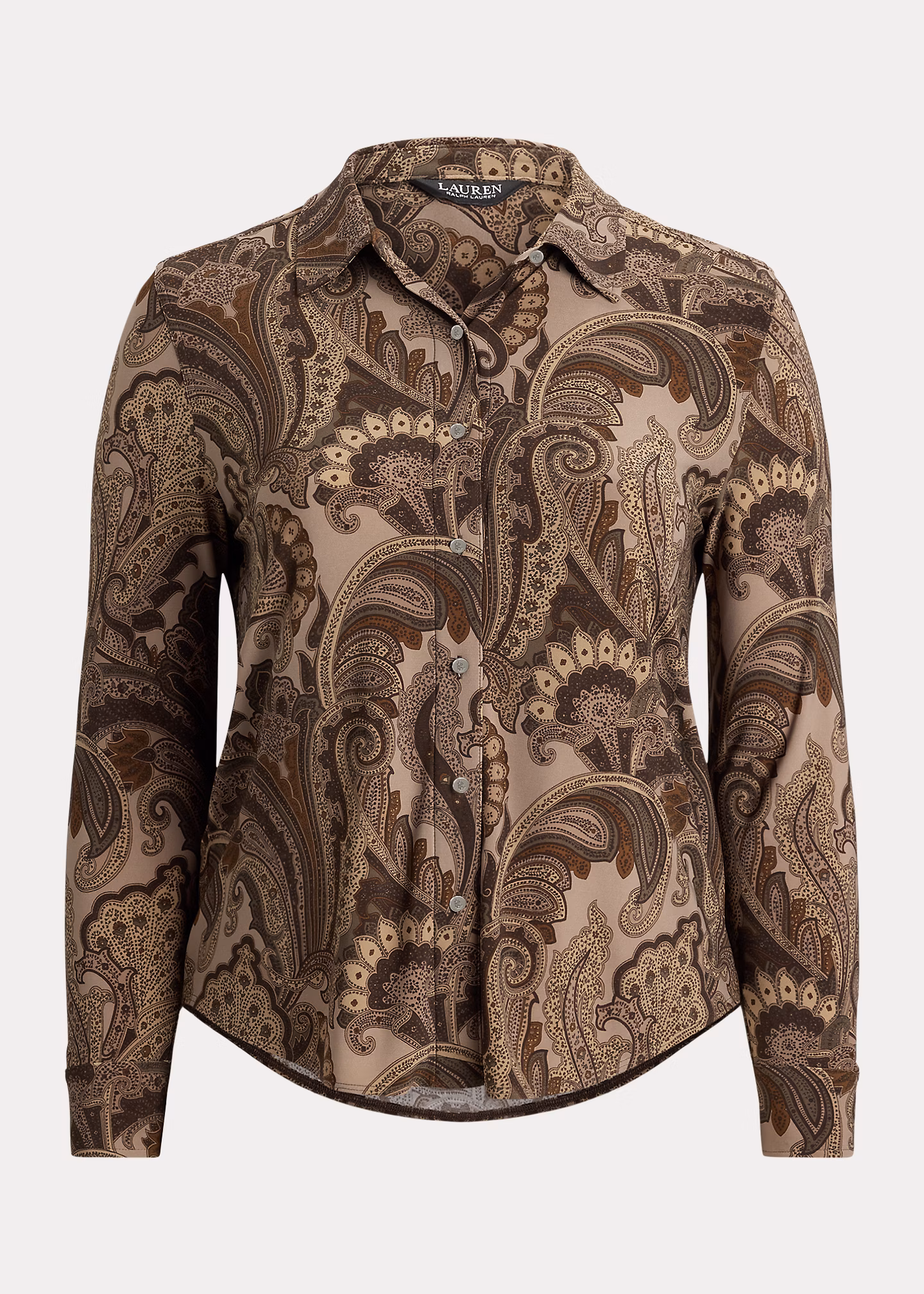 Slim-Fit Jerseyhemd mit Paisley-Motiv - RALPH LAUREN OUTLET