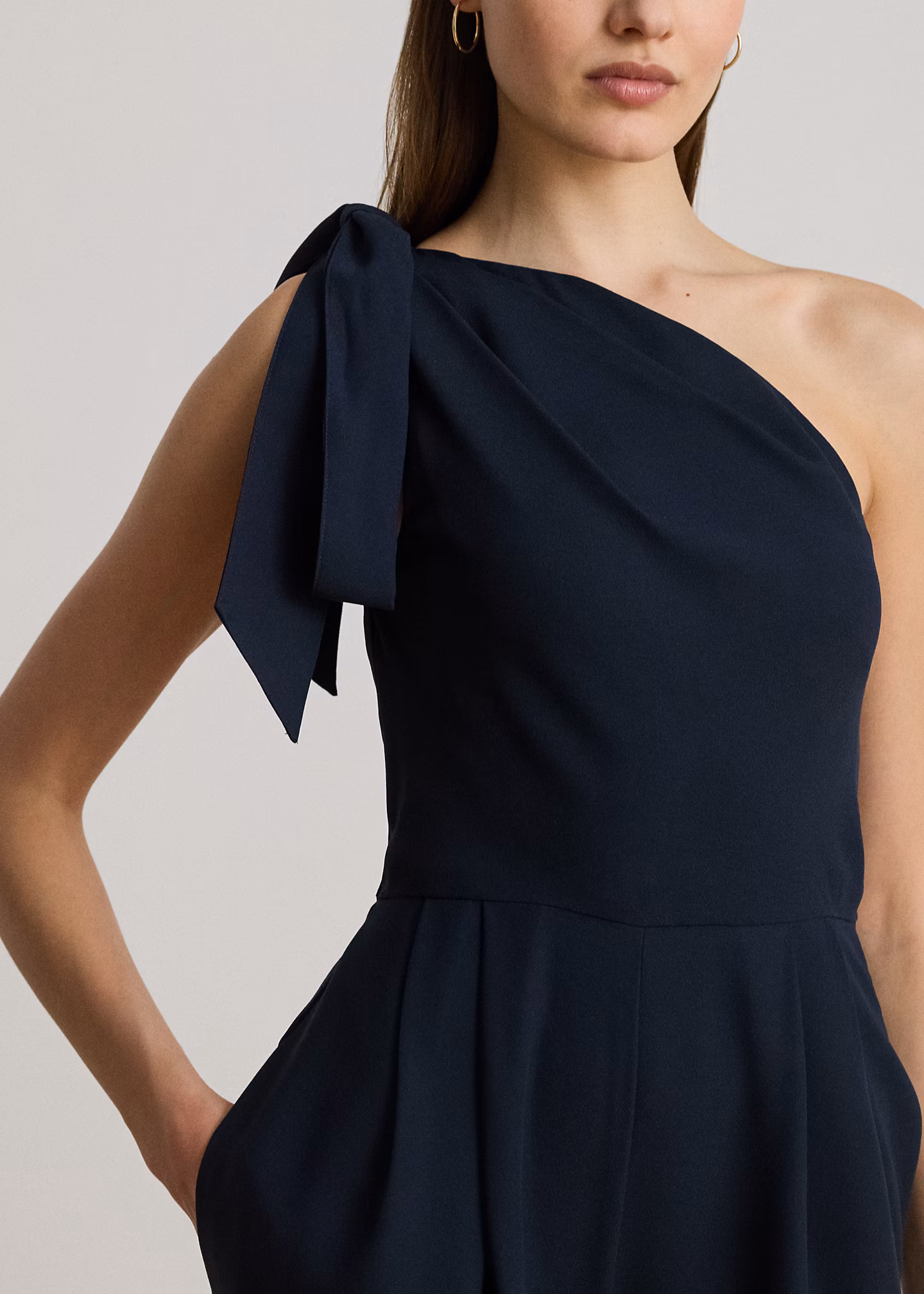 Einschultriger Jumpsuit mit Schleife - RALPH LAUREN OUTLET