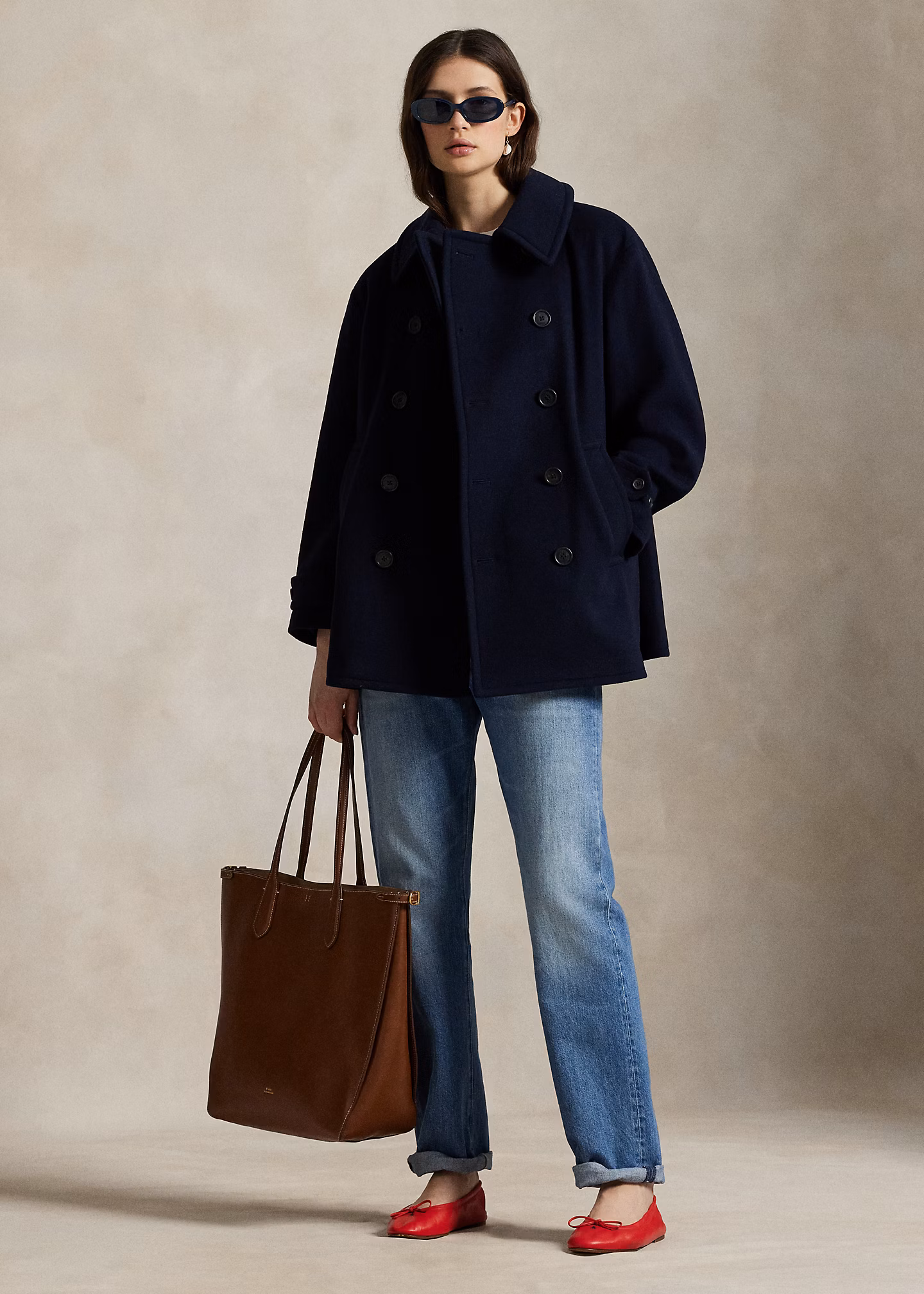 Caban aus Wollmelton | Ralph Lauren Outlet - RALPH LAUREN OUTLET