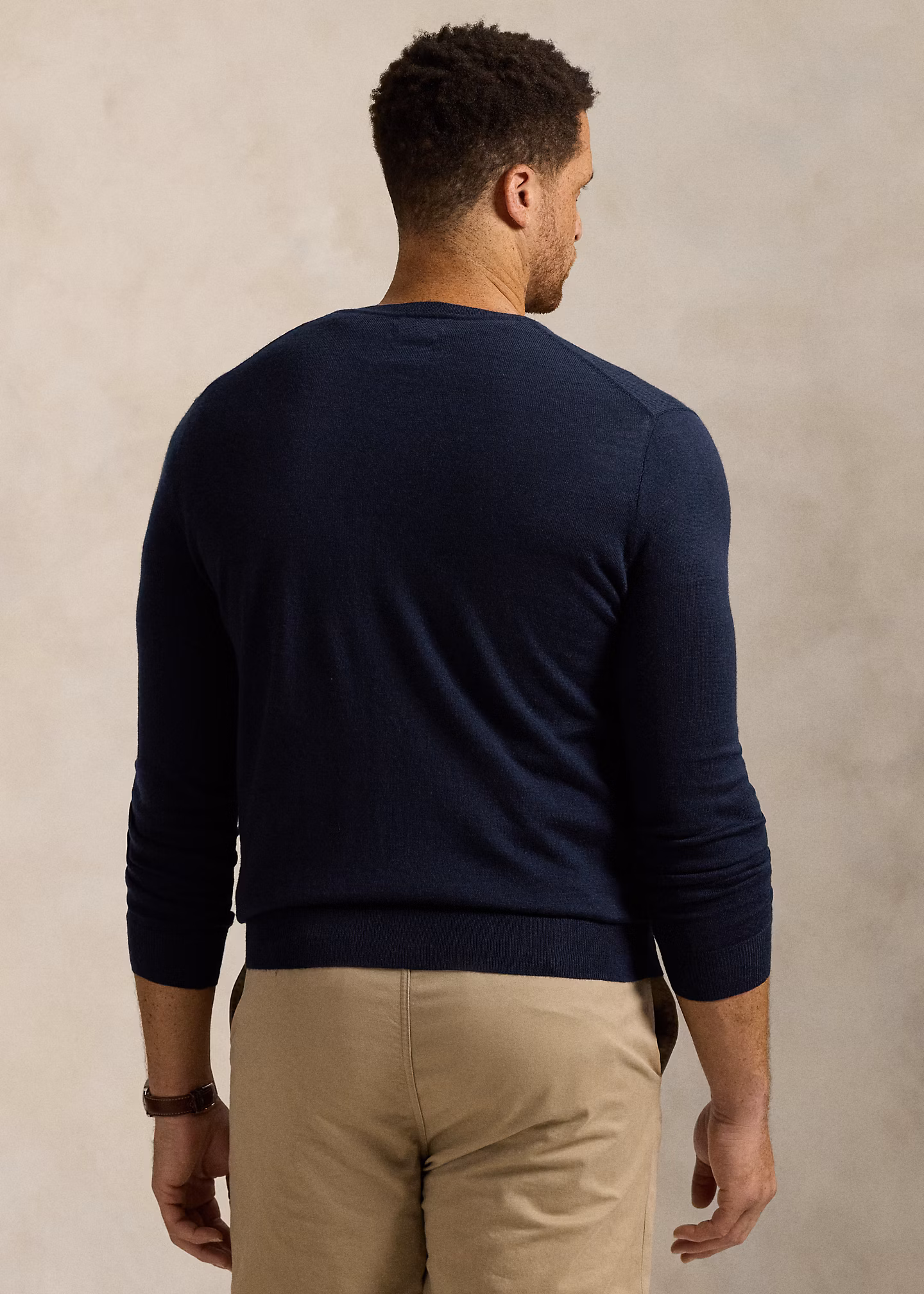 Waschbarer Rundhalspullover aus Wolle - RALPH LAUREN OUTLET