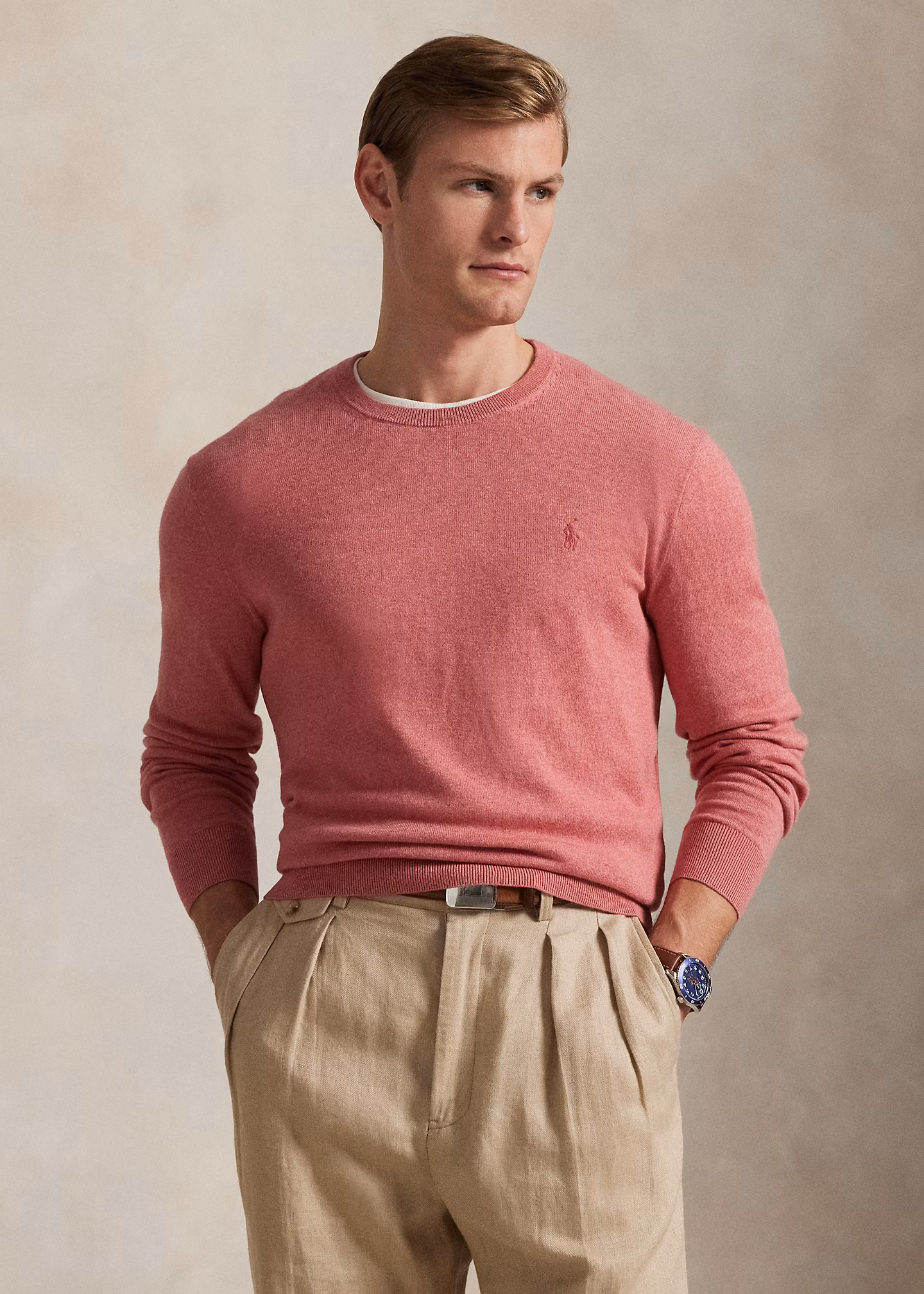 Baumwoll-Kaschmir-Rundhalspullover - RALPH LAUREN OUTLET