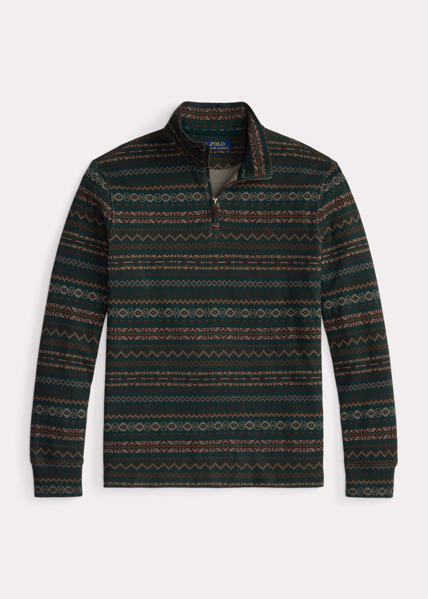 Rippenpullover mit Viertelreißverschluss - RALPH LAUREN OUTLET