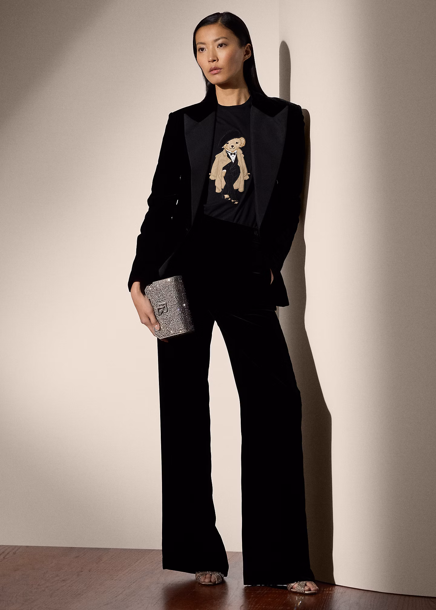 Baumwoll-T-Shirt mit Trench Polo Bear - RALPH LAUREN OUTLET