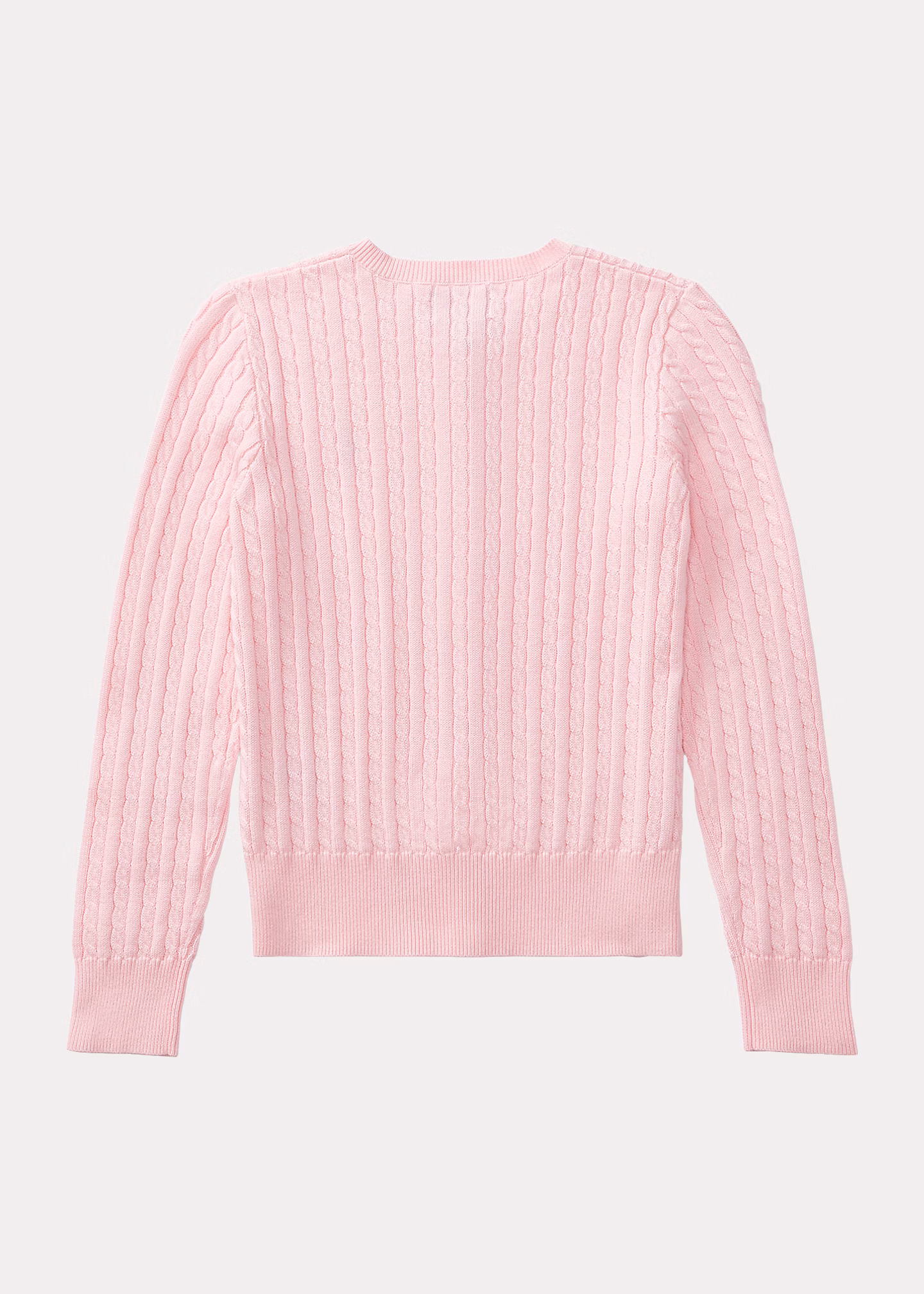 Baumwollstrickjacke mit Mini-Zopfmuster - RALPH LAUREN OUTLET