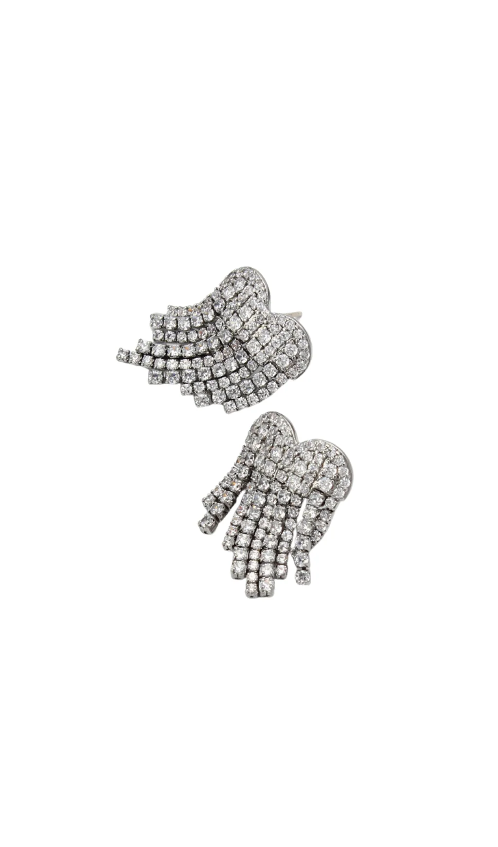 Heart Tassel Earrings