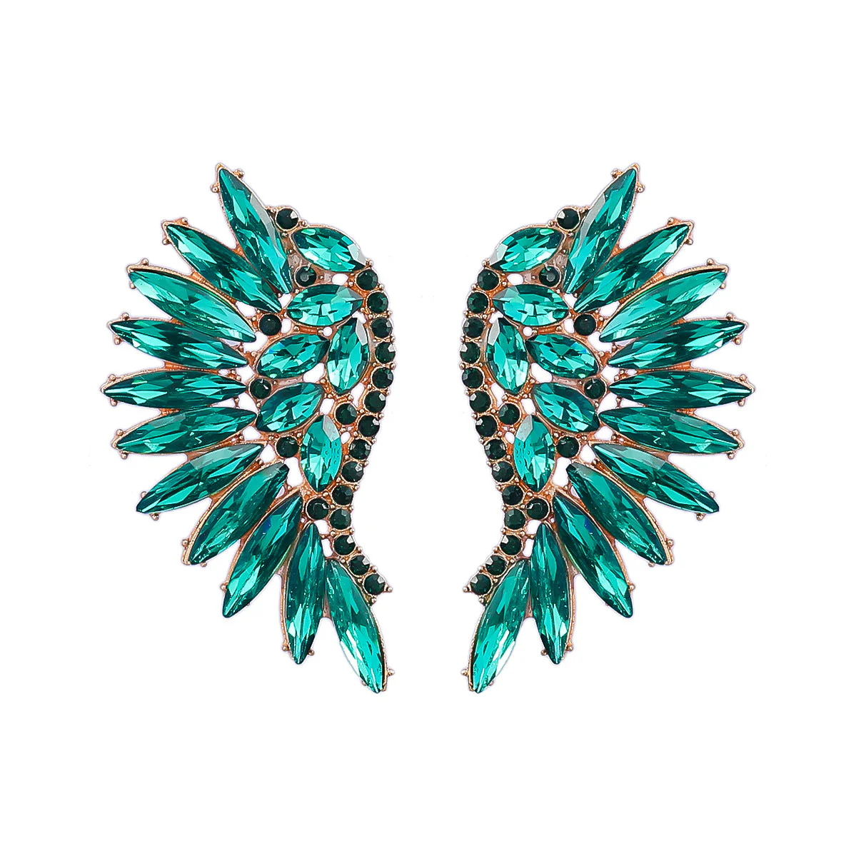 RAINBOW RHINESTONE EARRINGS