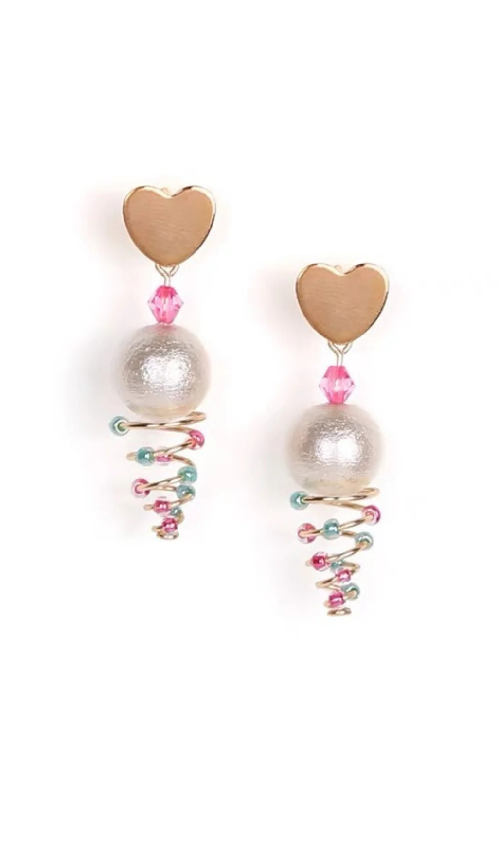 PEARL ICE CREAM EARRING