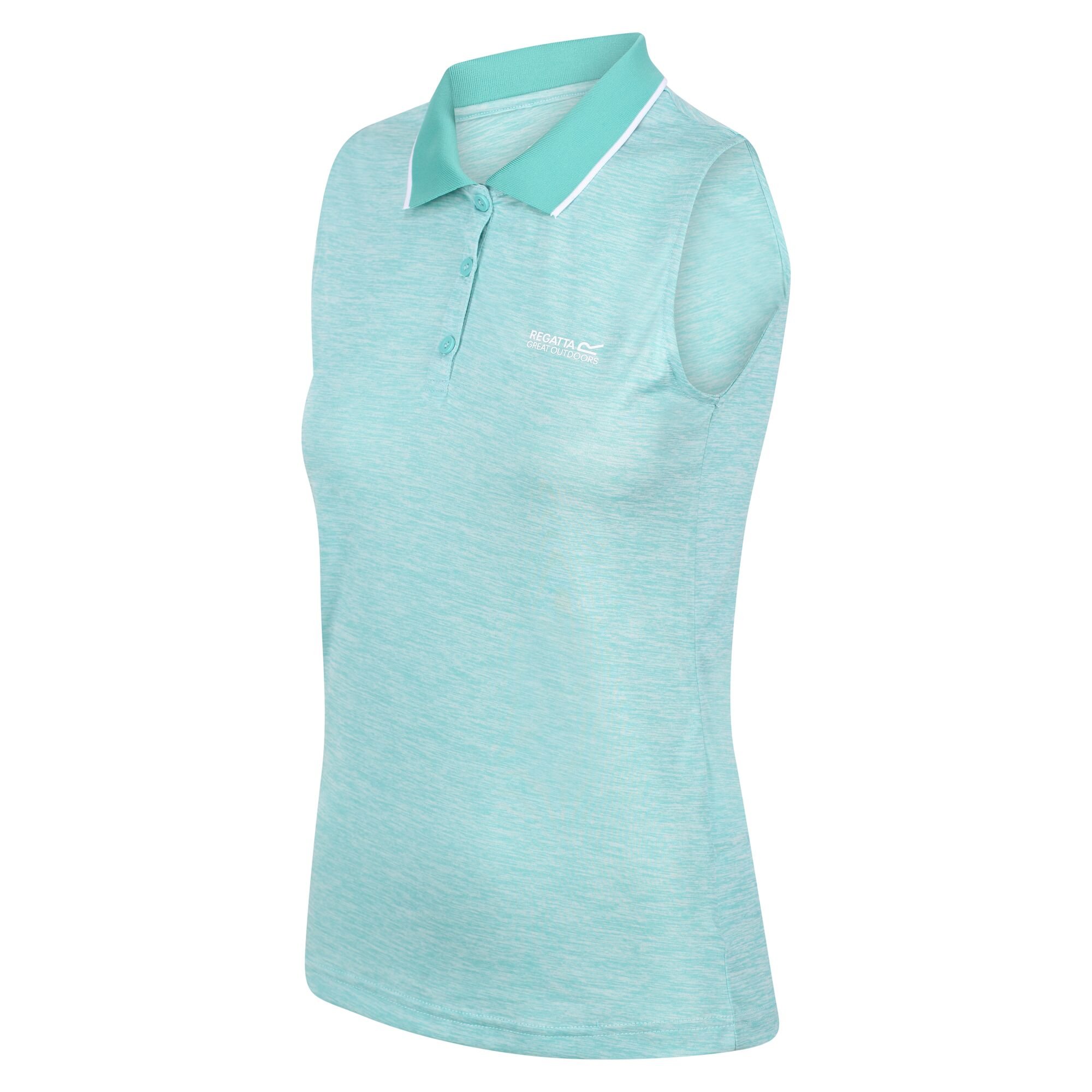 Women's Tima II Polo Vest Top | Turquoise