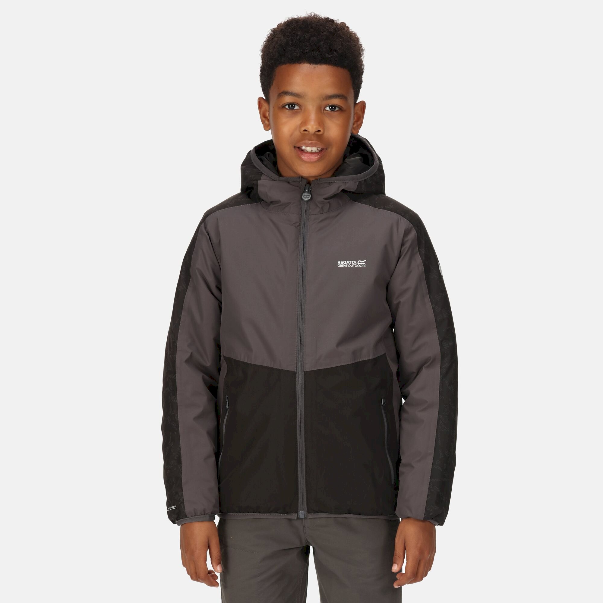 Kids' Volcanics VI Waterproof Jacket | Black Dark Grey