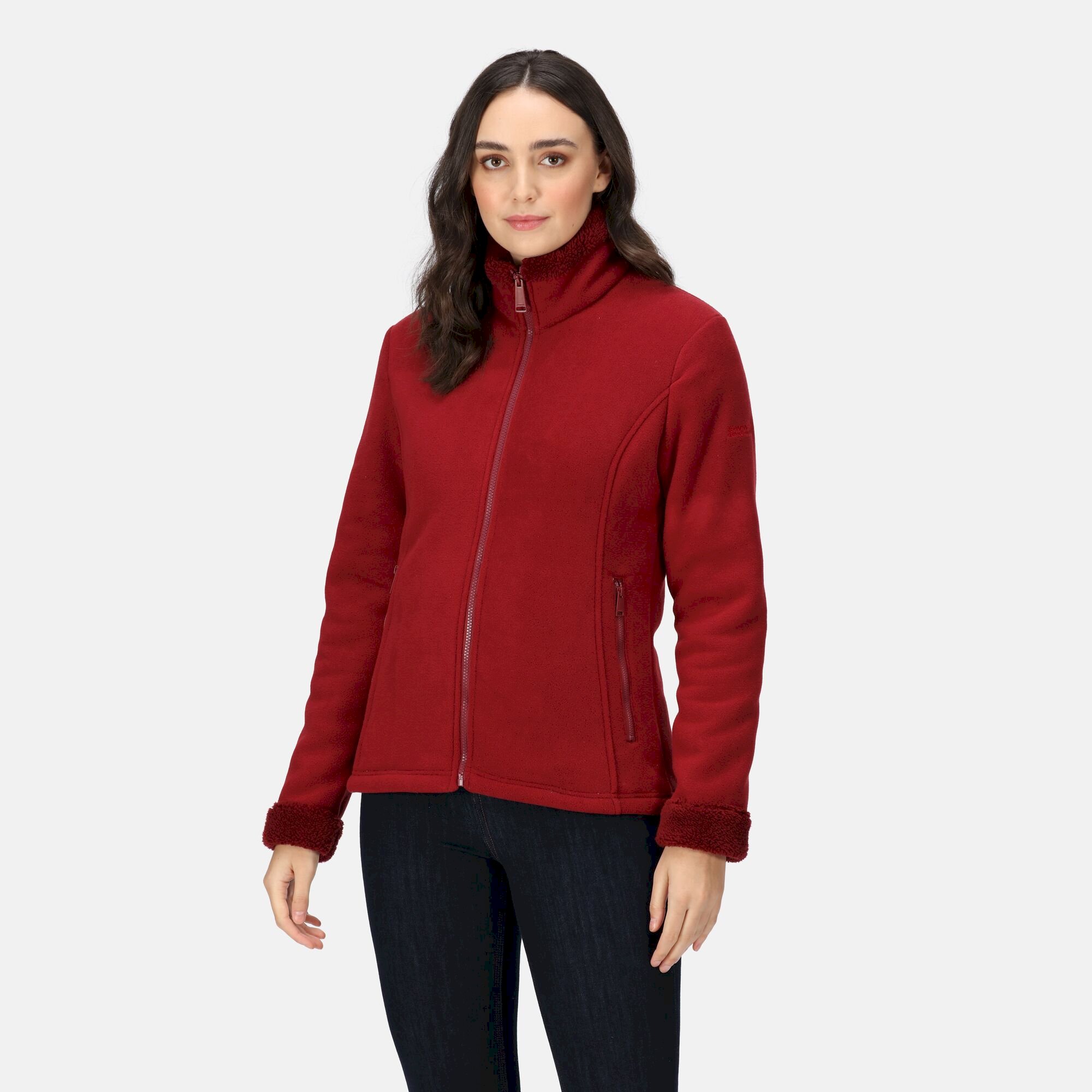 Women's Brandall Full Zip Heavyweight Fleece | Cabernet