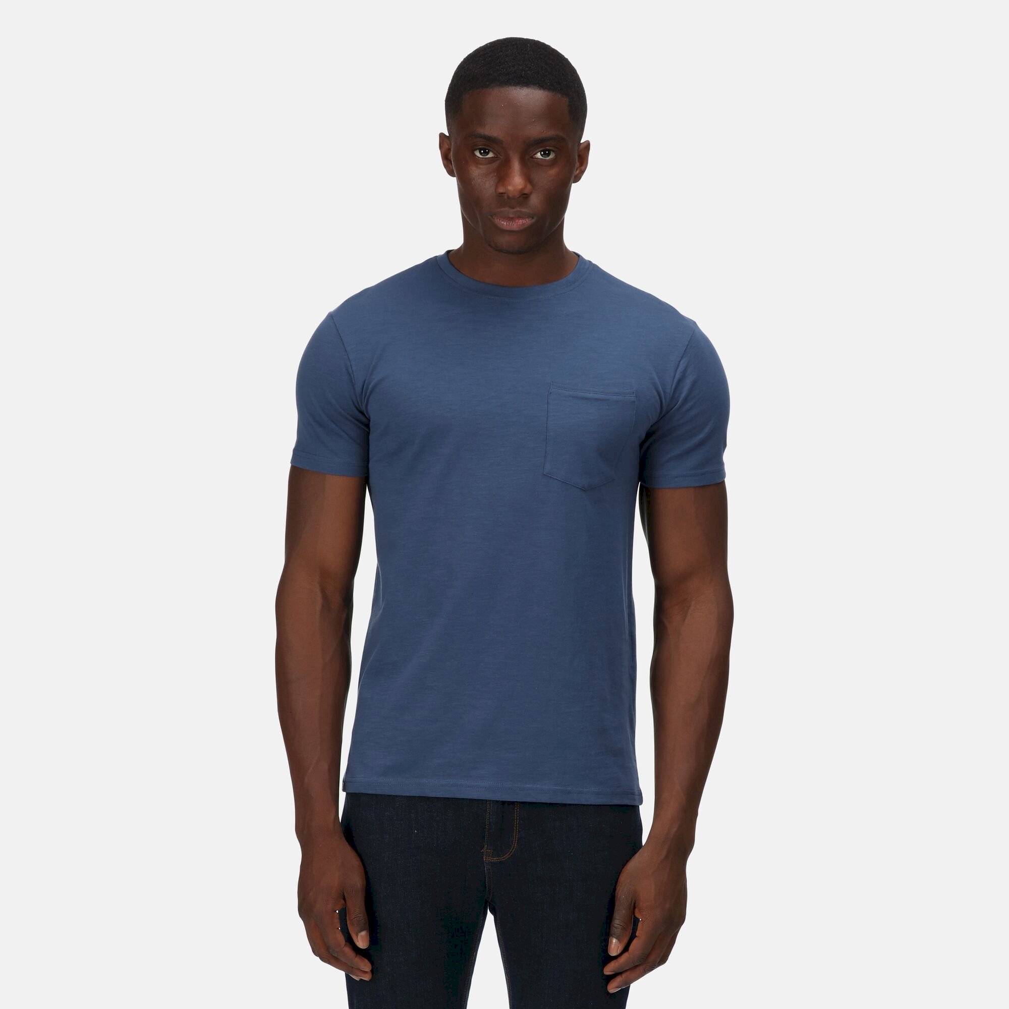 Men's Caelum T-Shirt | Dark Denim Slub