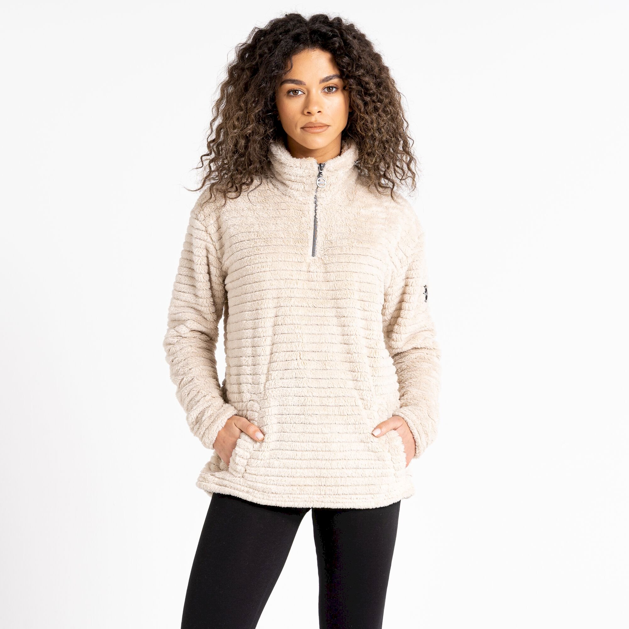 Dare 2b - Women's Lush Half Zip Fleece | Barley White