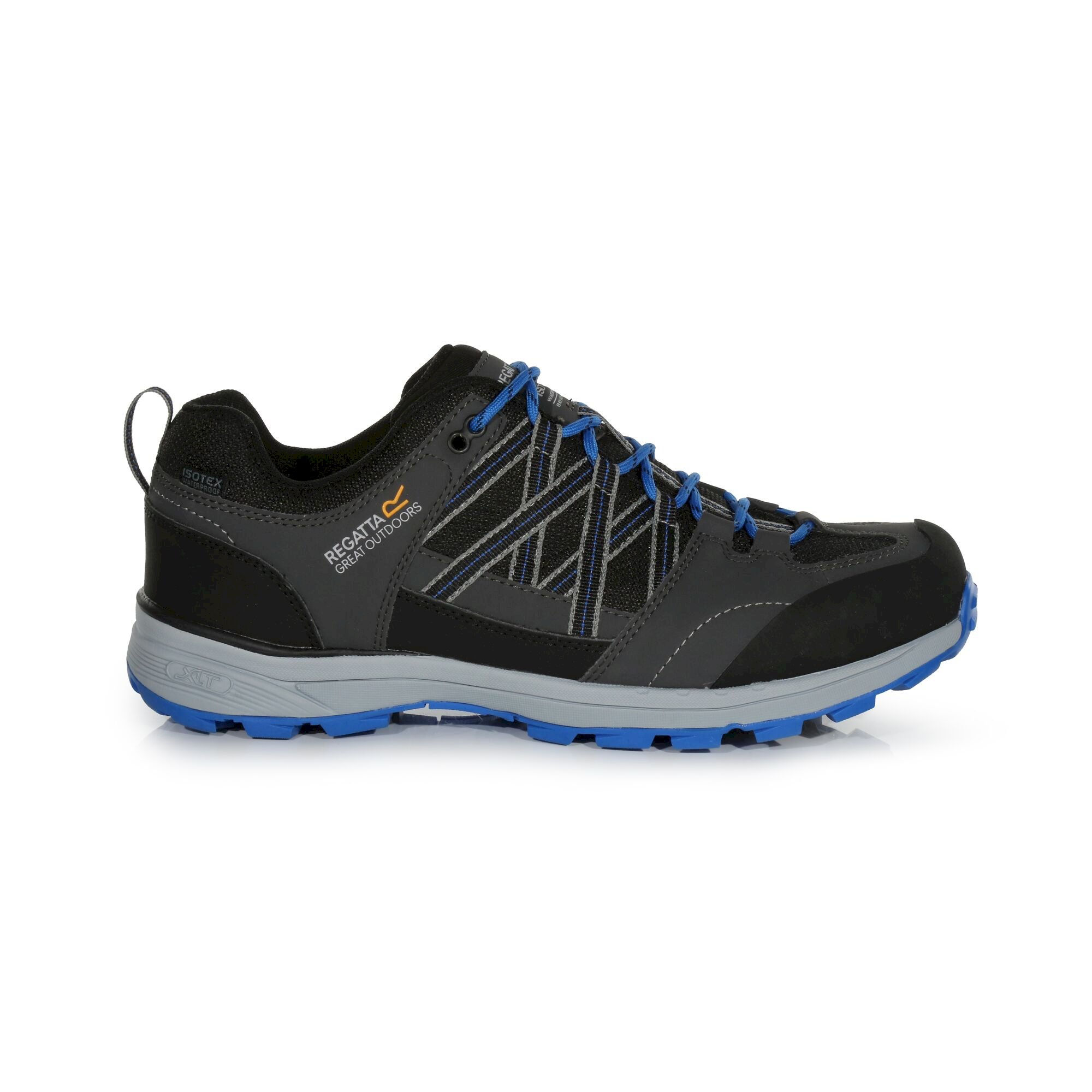 Men's Samaris II Waterproof Low Walking Shoes | Dark Grey Blue