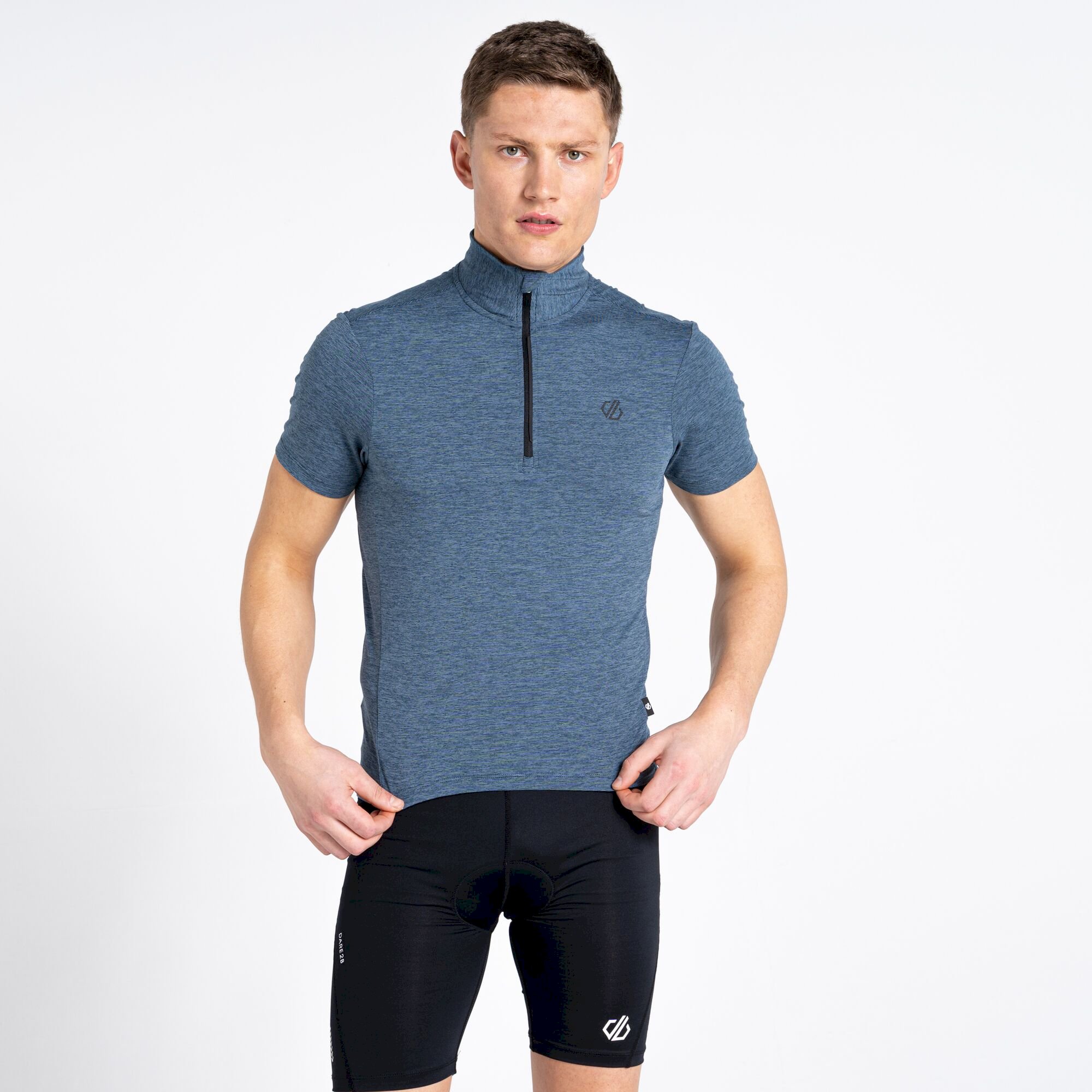 Dare 2b - Men's Pedal It Out Lightweight Jersey | Orion Grey Marl