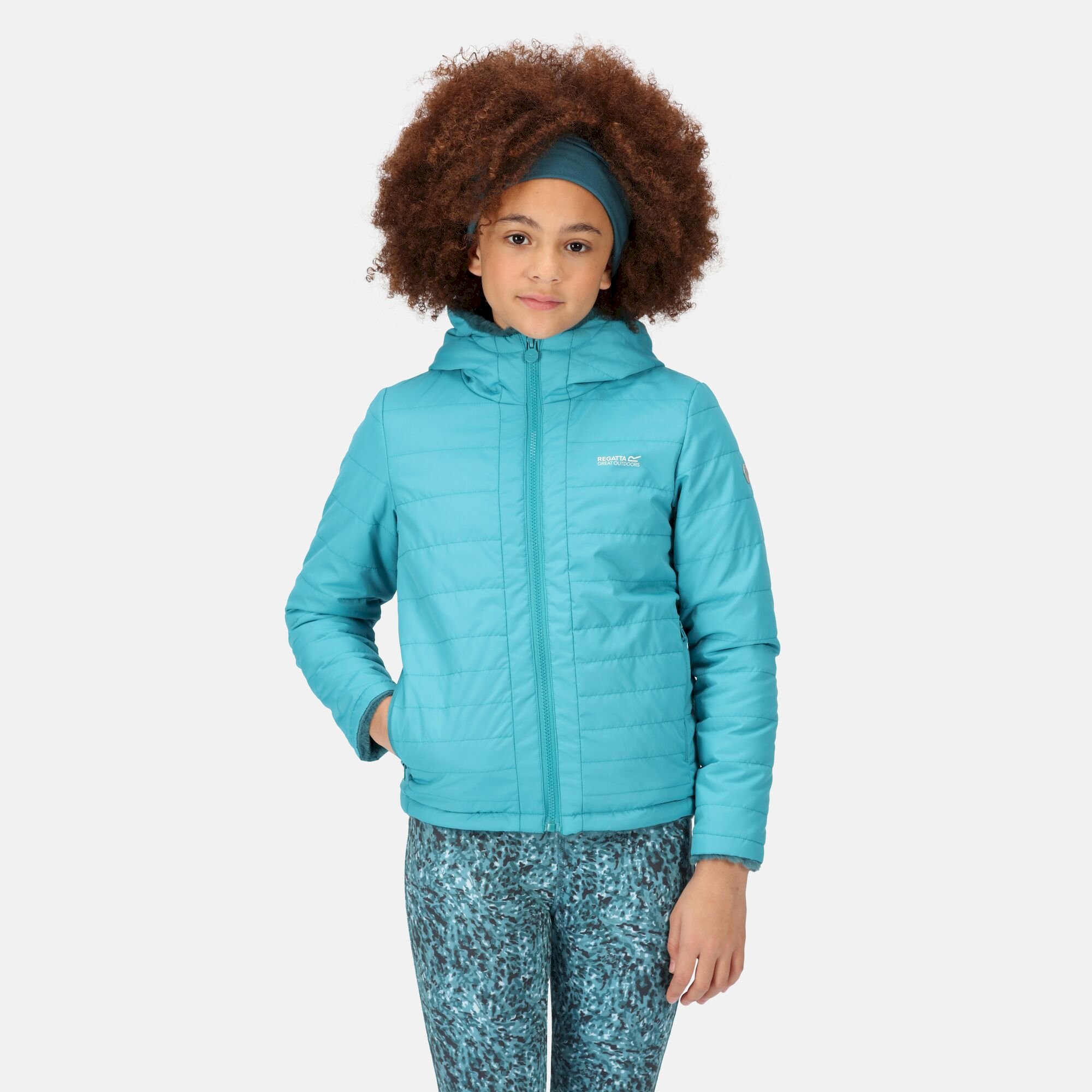 Kids' Spyra III Lightweight Insulated Jacket | Pagoda Blue Dragonfly