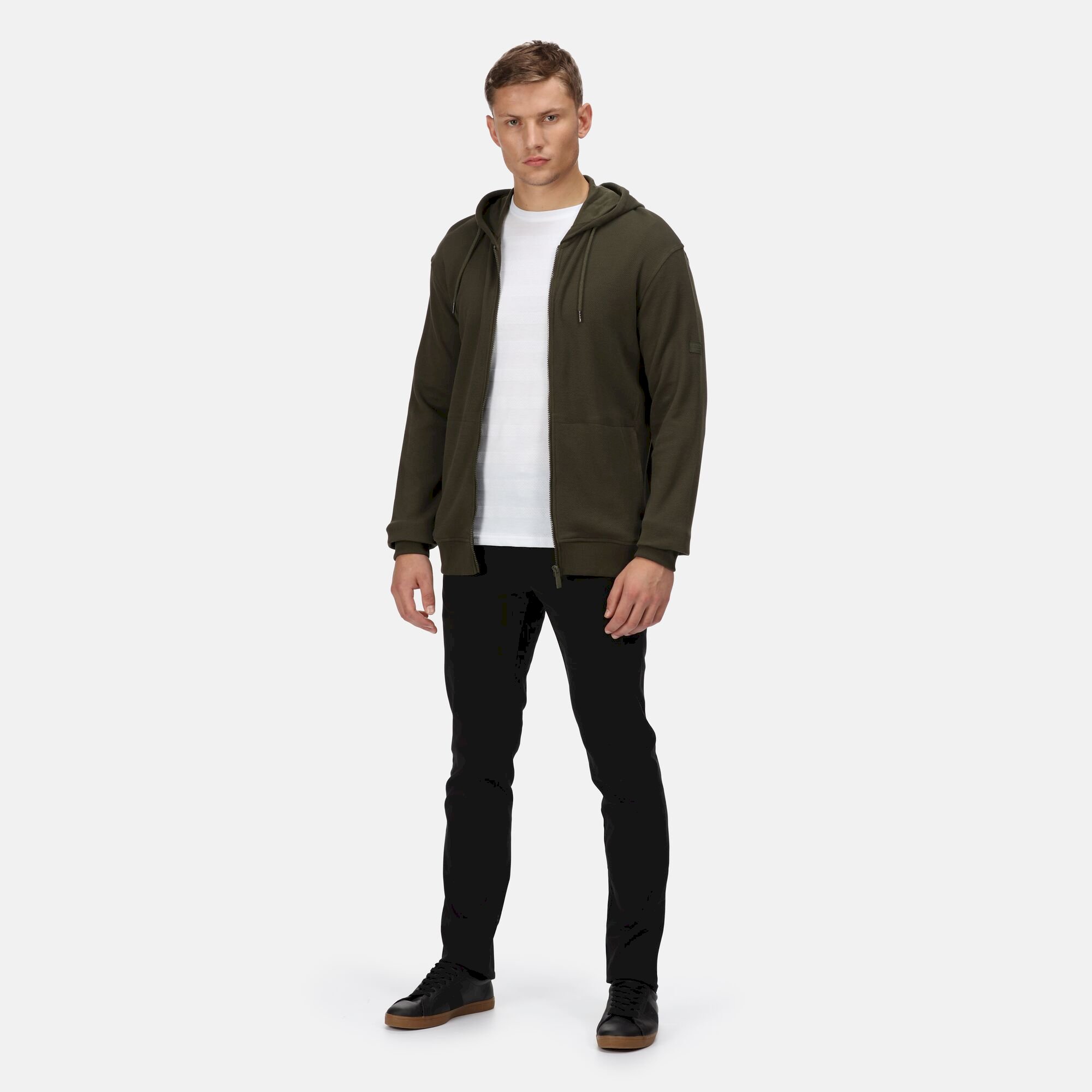 Men's Lyman Full Zip Hooded Fleece | Dark Khaki