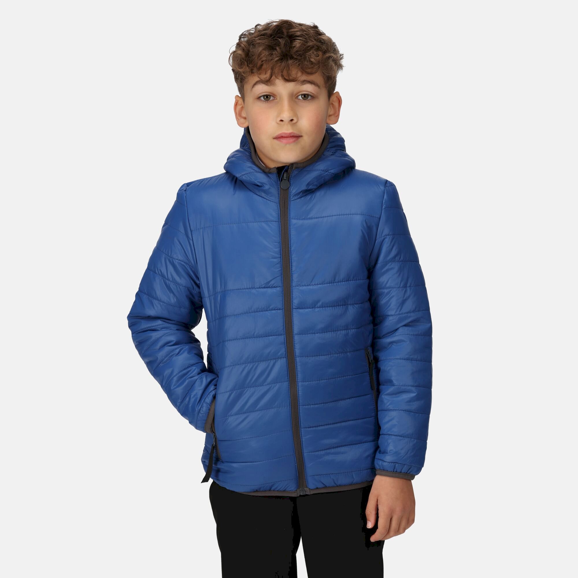 Kids' Stormforce Thermal Insulated Hooded Jacket | Royal Blue