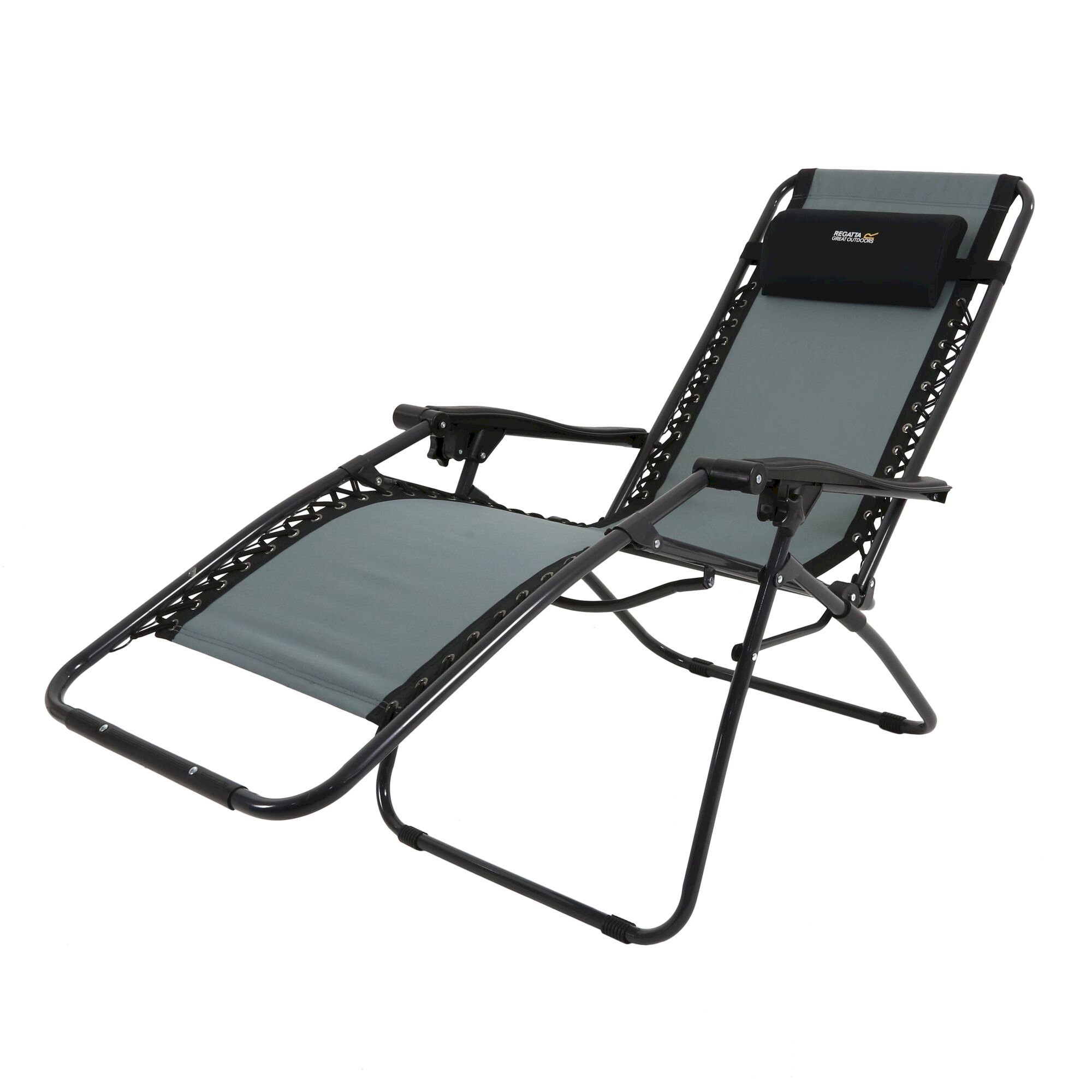 Colico Reclining Lounge Chair | Black Seal Grey