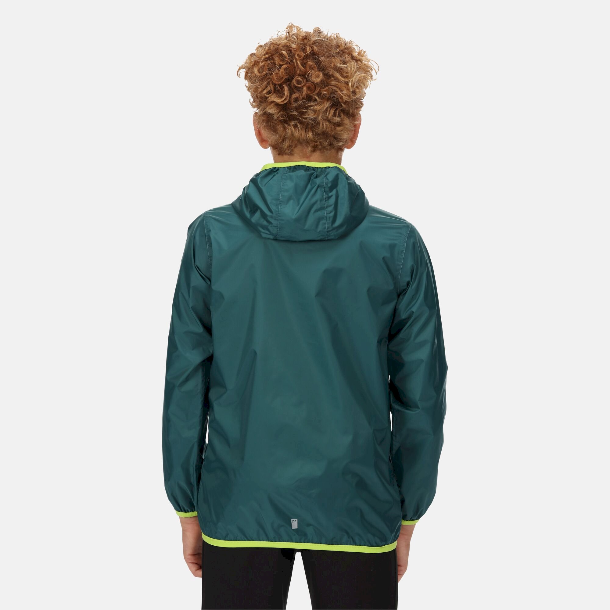 Kids' Lever II Waterproof Packaway Jacket | Pacific Green