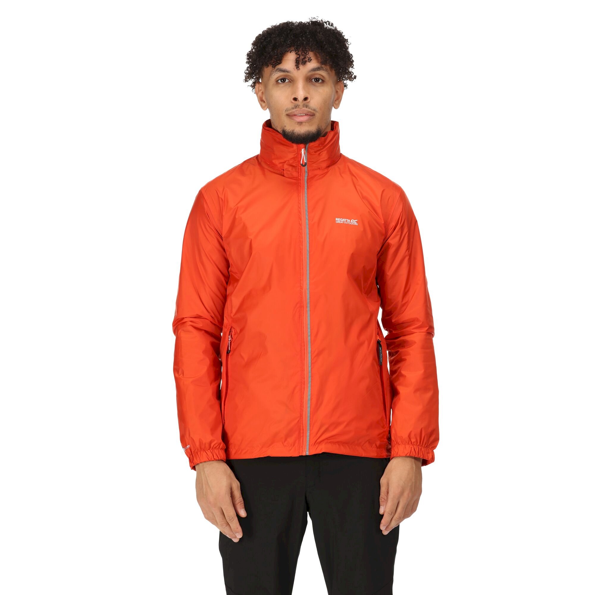 Men's Lyle IV Waterproof Packaway Jacket | Rusty Orange