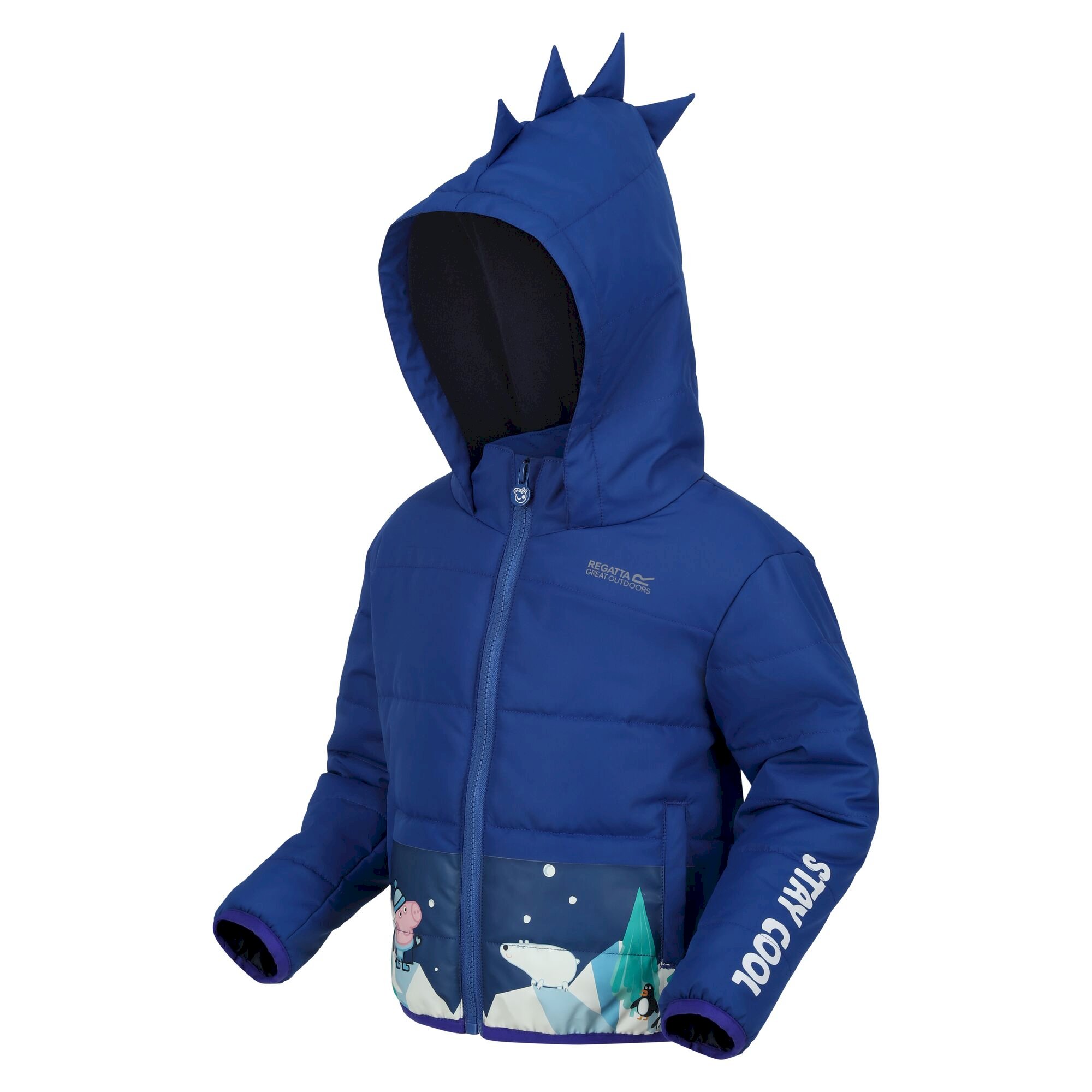 Boys' Peppa Padded Jacket | Space Blue