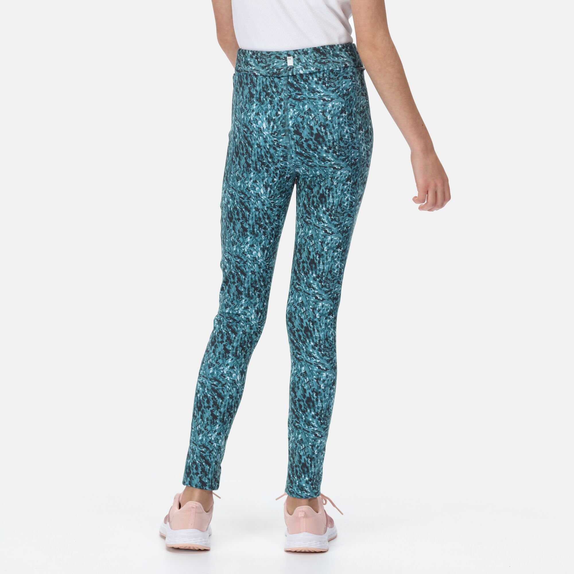 Kids' Barlia Winter Leggings | Pagoda Blue Print