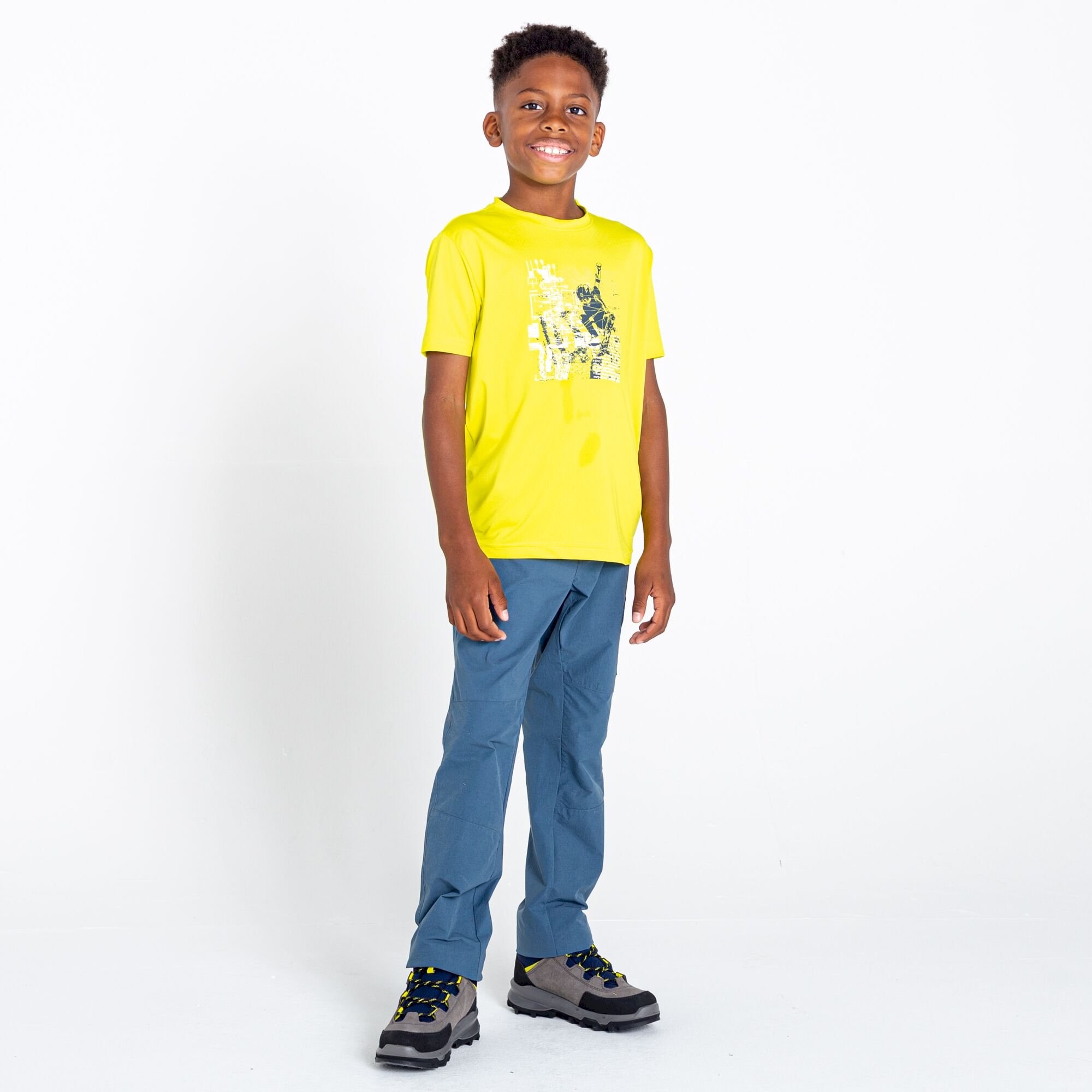 Dare 2b - Kids' Rightful Recycled Graphic Tee | Neon Spring