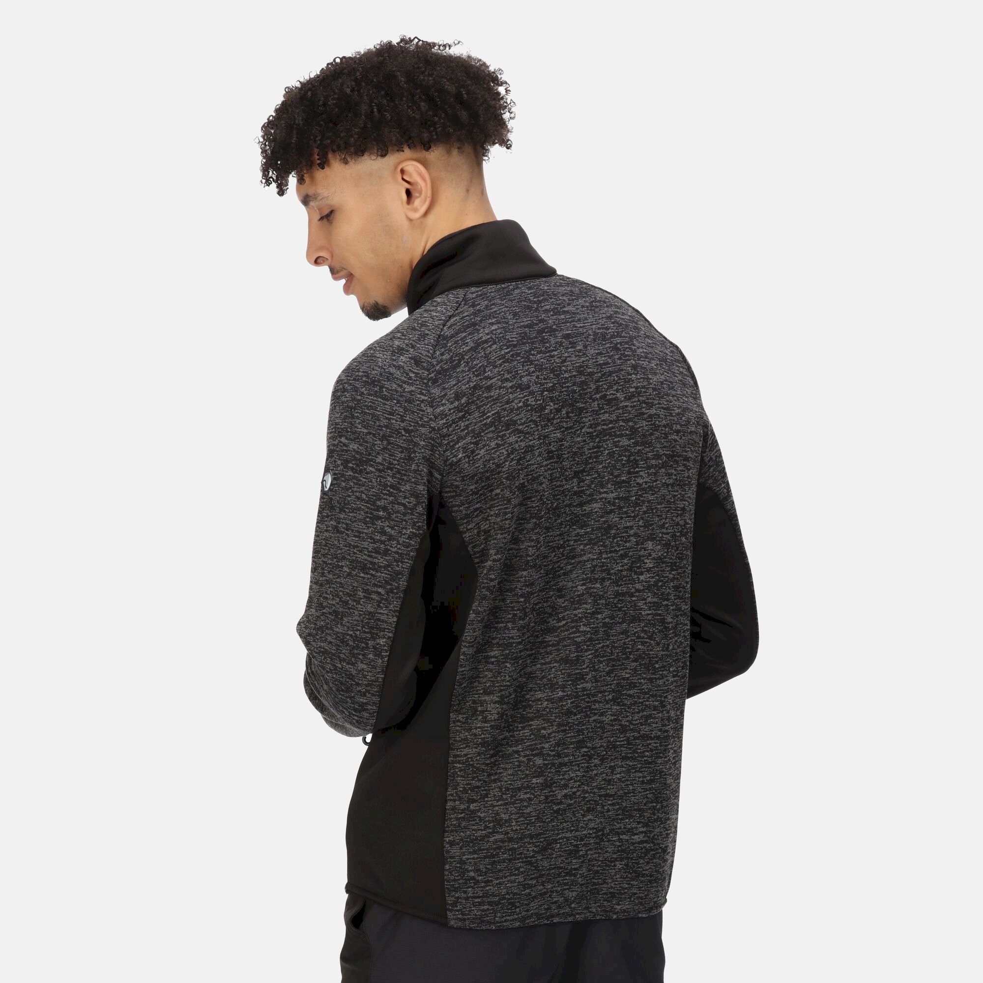 Men's Coladane IV Full Zip Fleece | Black Dark Grey
