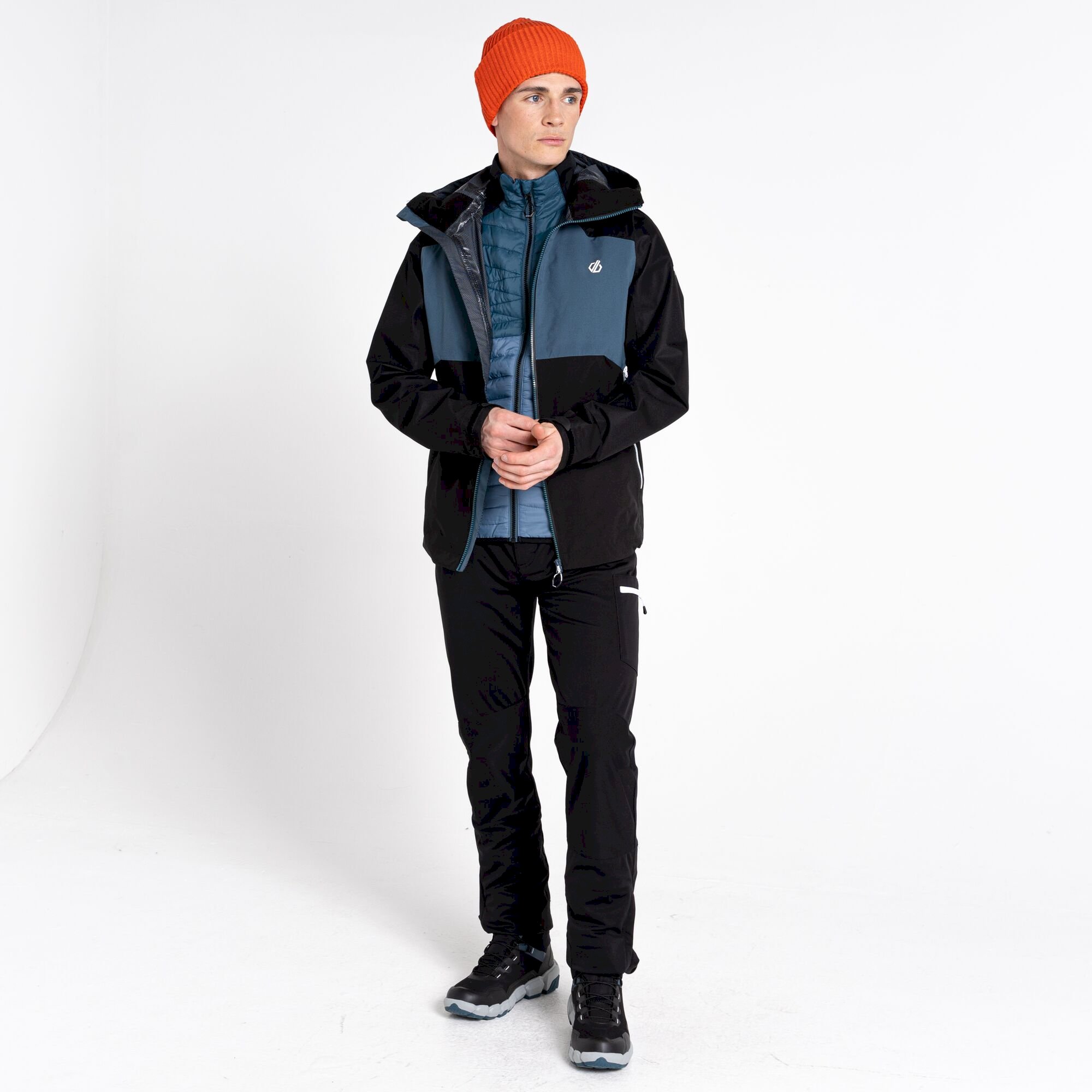 Dare 2b - Men's Touchpoint II Waterproof Jacket | Black Orion Grey