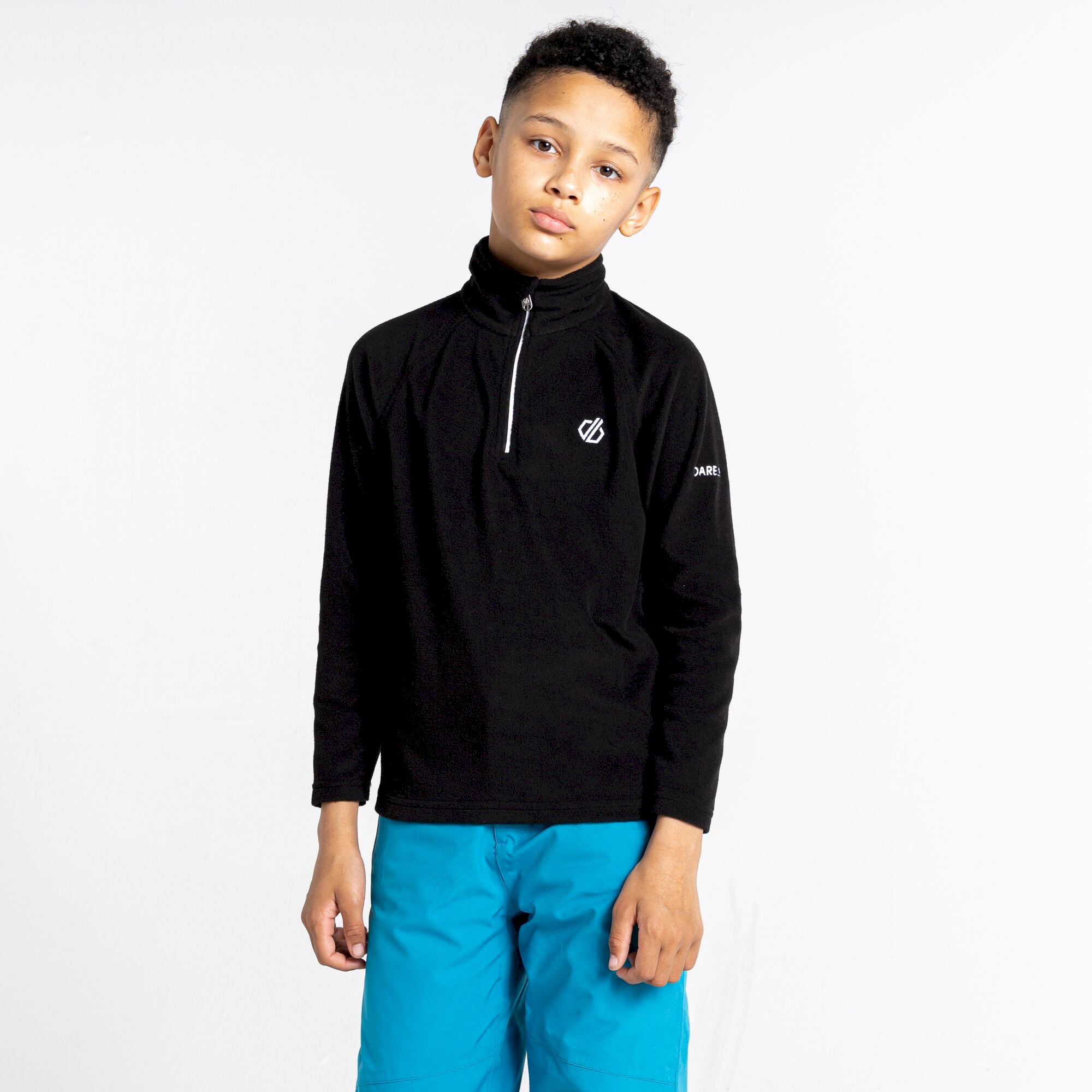 Dare 2b - Kids' Freehand Half Zip Lightweight Fleece | Black