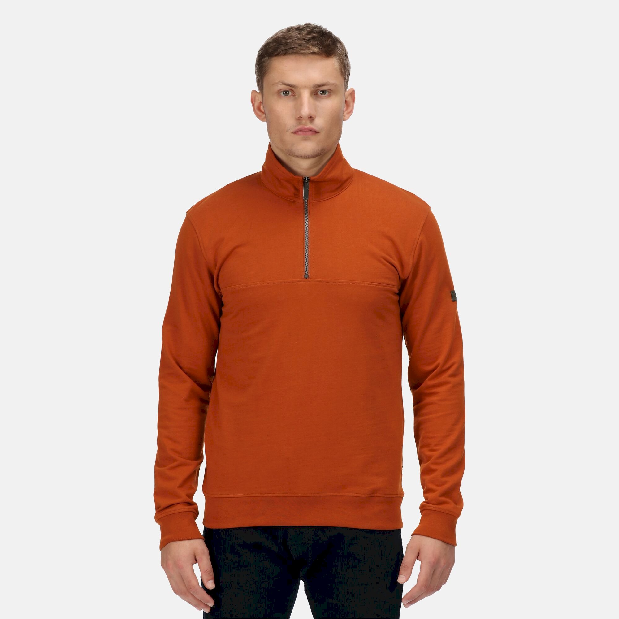 Men's Taron Half Zip Fleece | Gingerbread