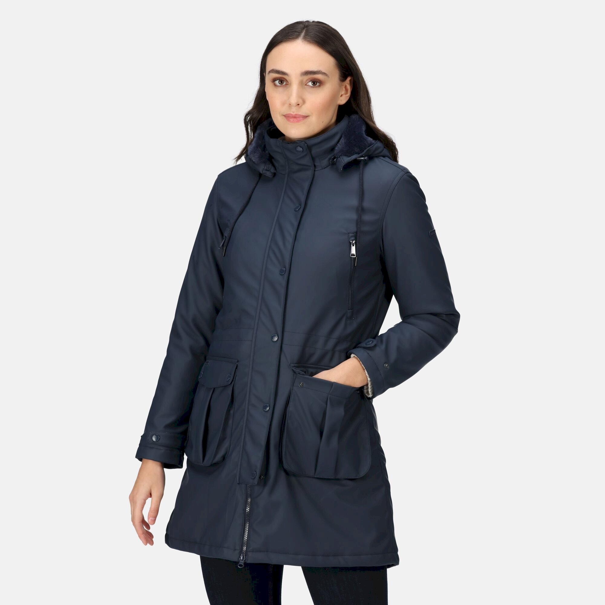 Women's Fabrienne Insulated Parka Jacket | Navy