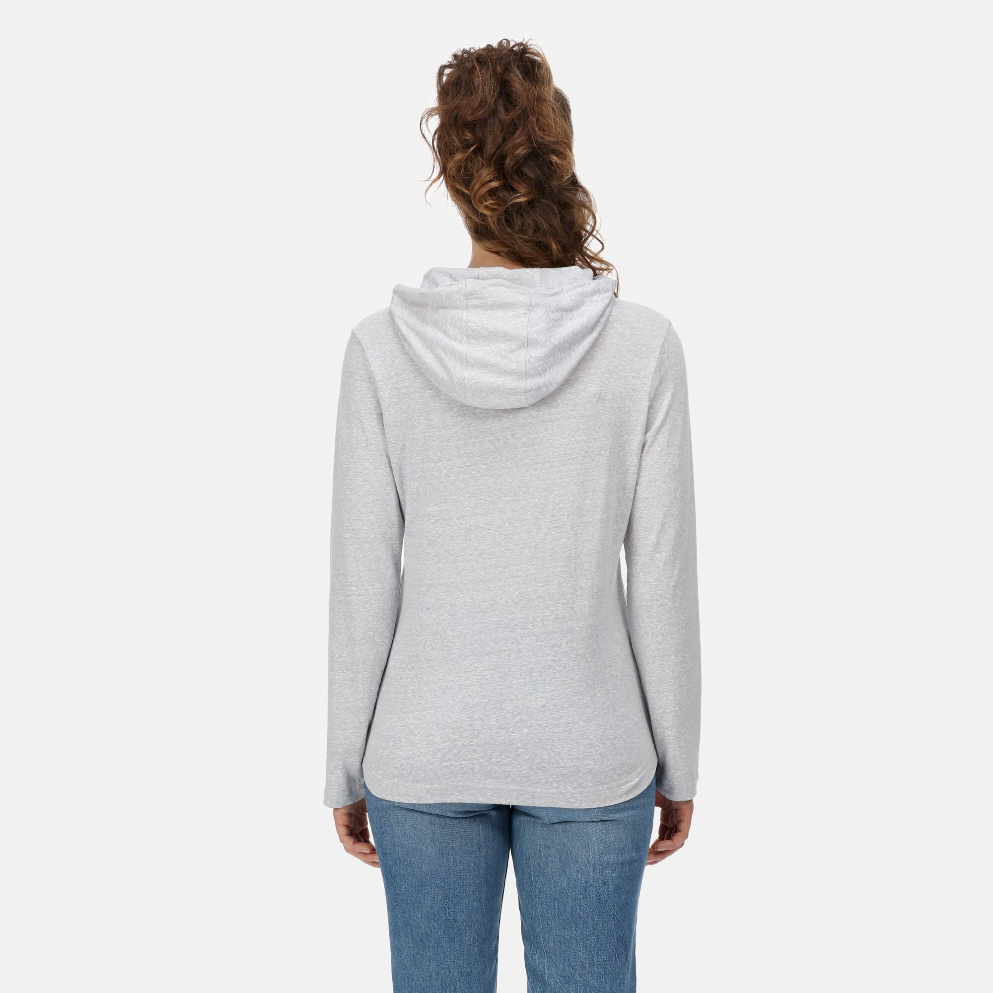 Women's Maelys Hooded Top | Mineral Grey Marl