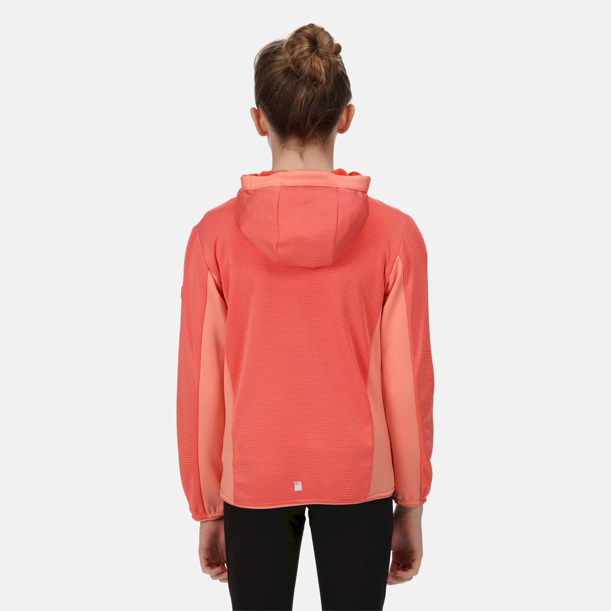 Kids' Highton Full Zip Fleece | Neon Peach Fusion Coral