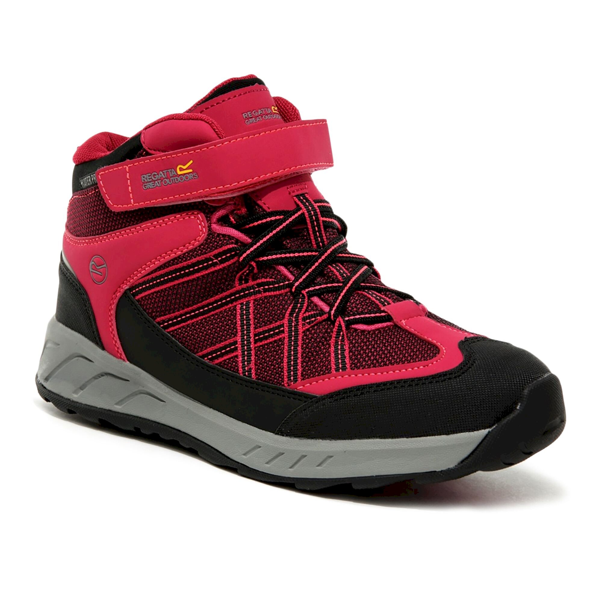 Kids' Samaris V Waterproof Mid Walking Boots | Dark Cerise Neon Pink