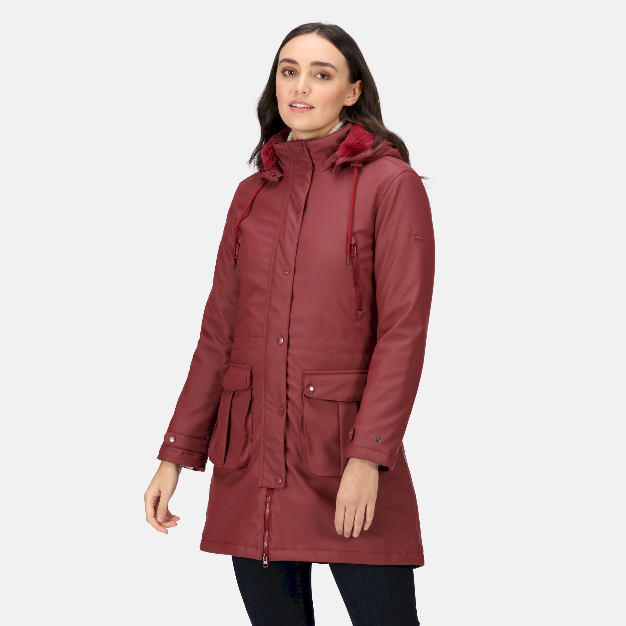 Women's Fabrienne Insulated Parka Jacket | Cabernet