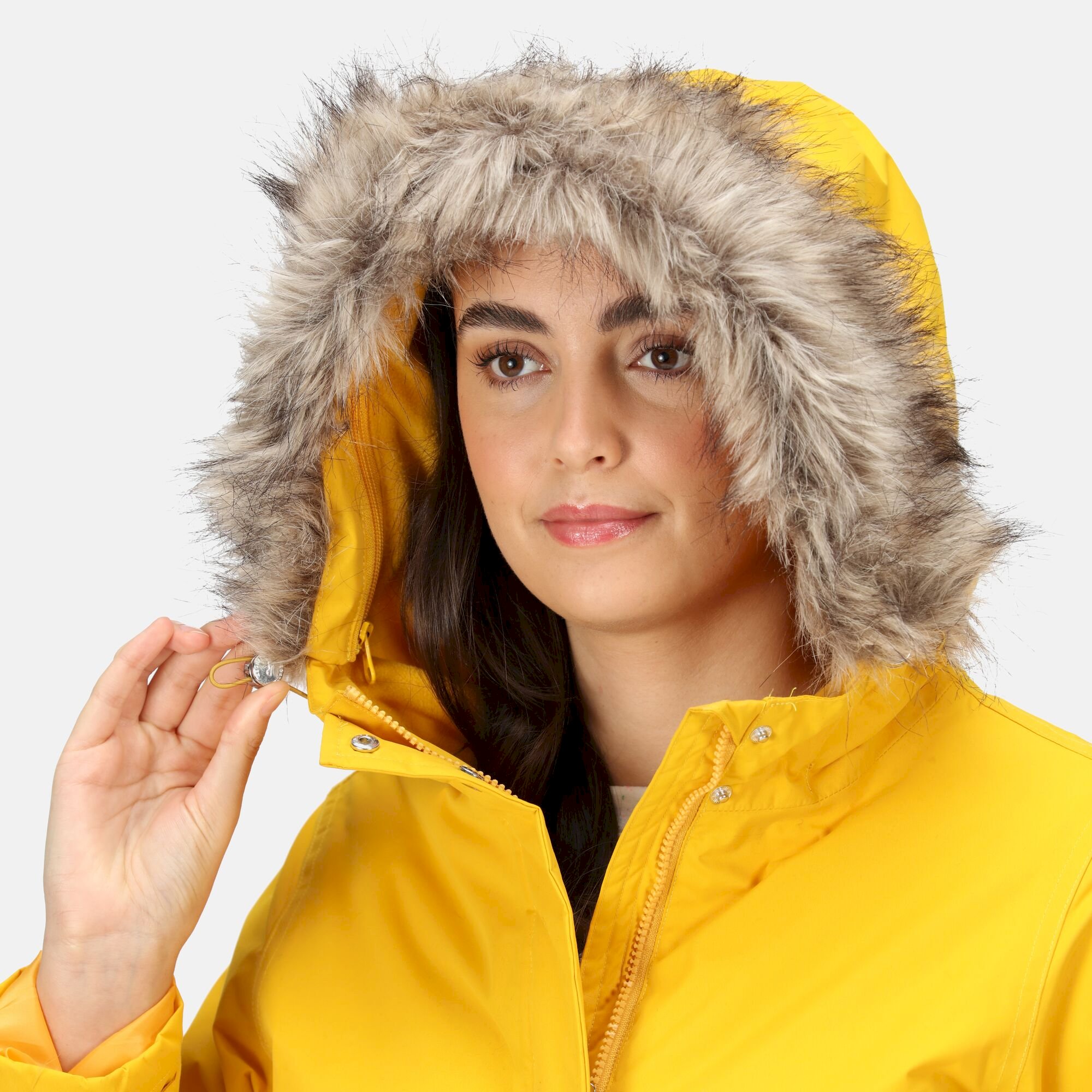 Women's Sabinka Fur Trim Parka Jacket | Sunset