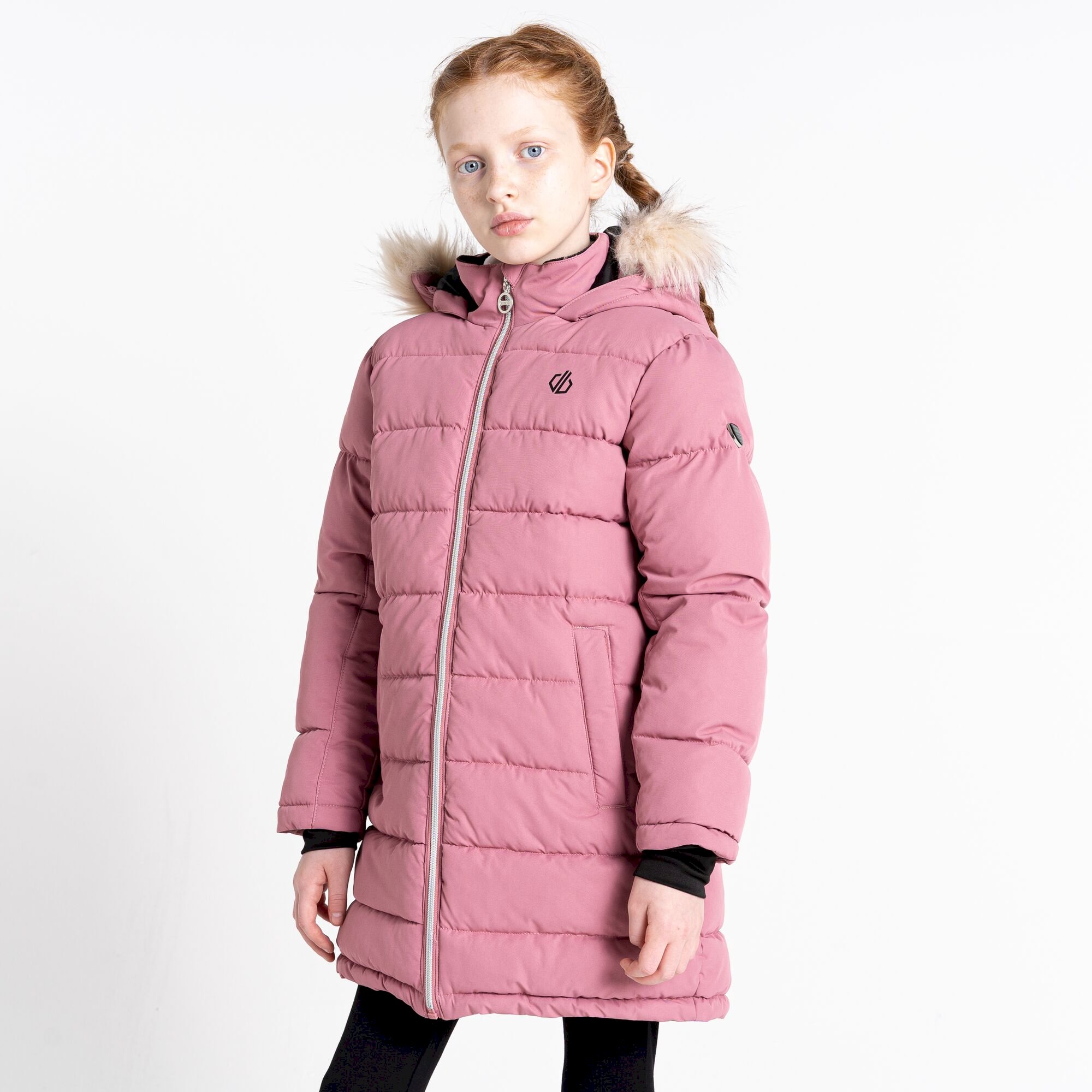 Dare 2b - Girls' Striking II Waterproof Jacket | Mesa Rose