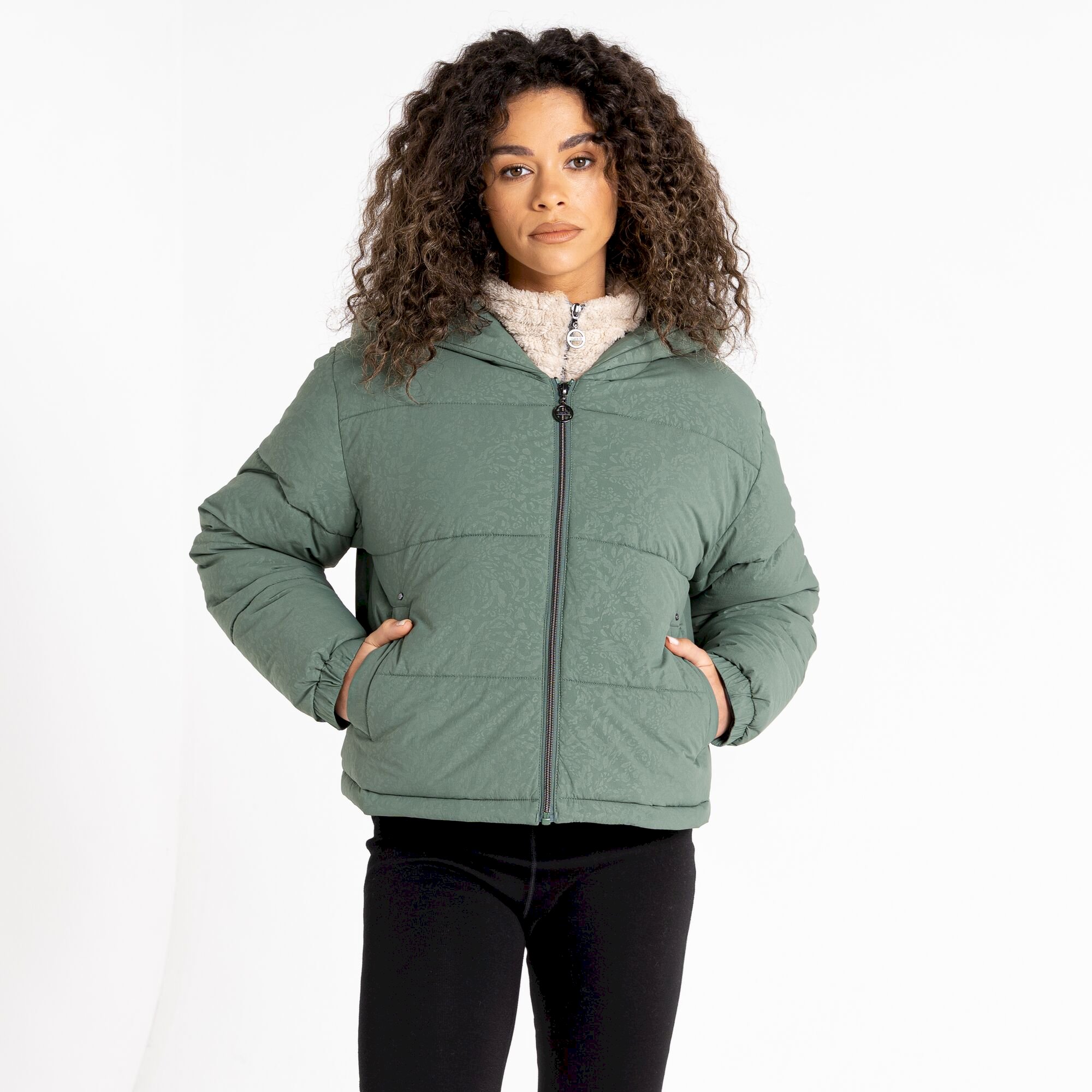 Dare 2b - Women's Lavishly Hooded Puffer Jacket | Duck Green