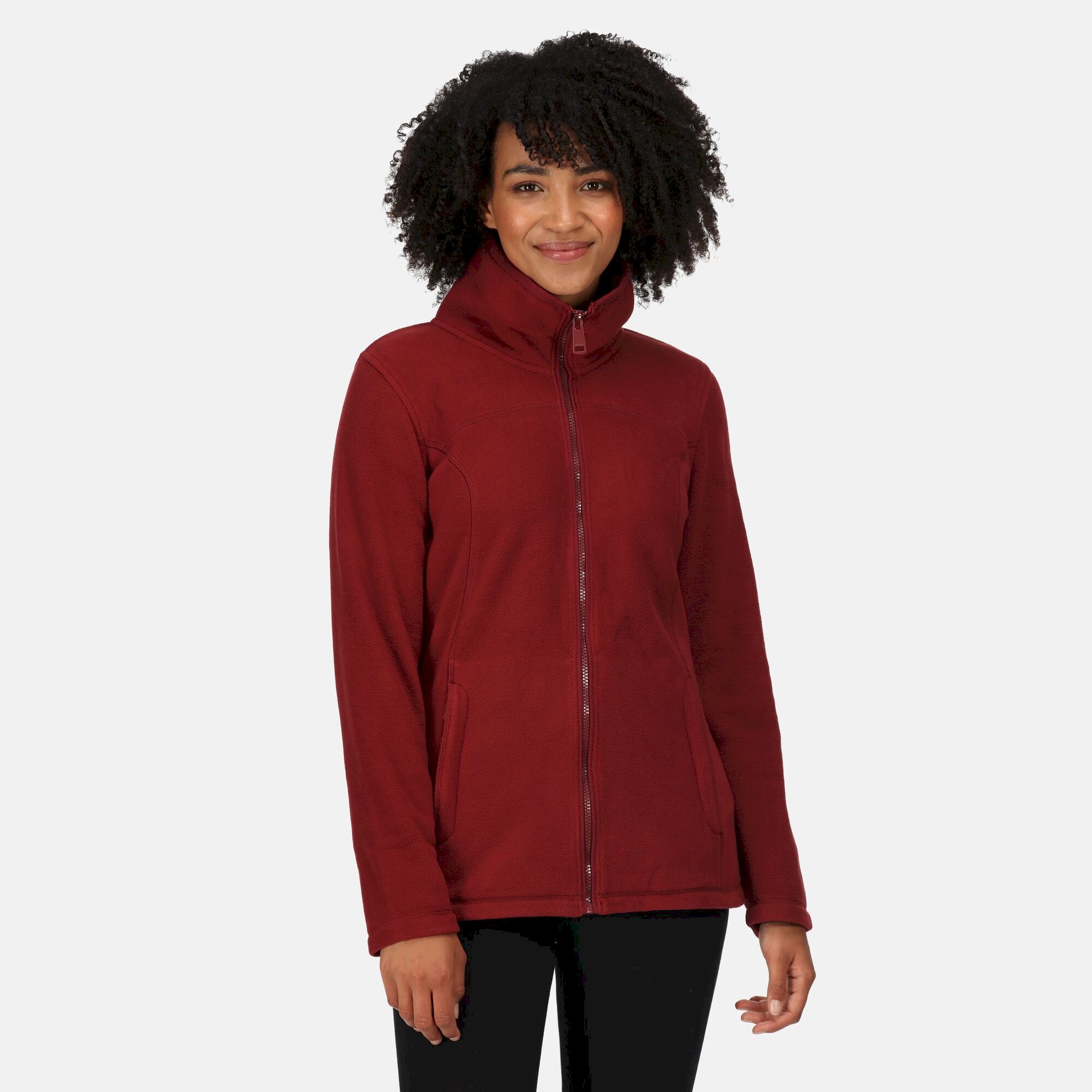 Women's Fayona Full Zip Fleece | Cabernet