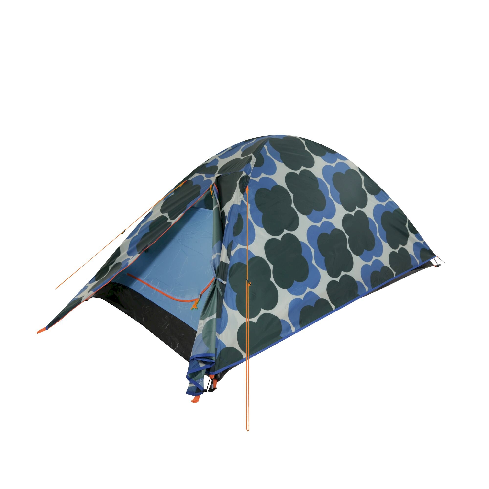 Orla Kiely Easy to Pitch Floral Tent | Shadow Flower Blue