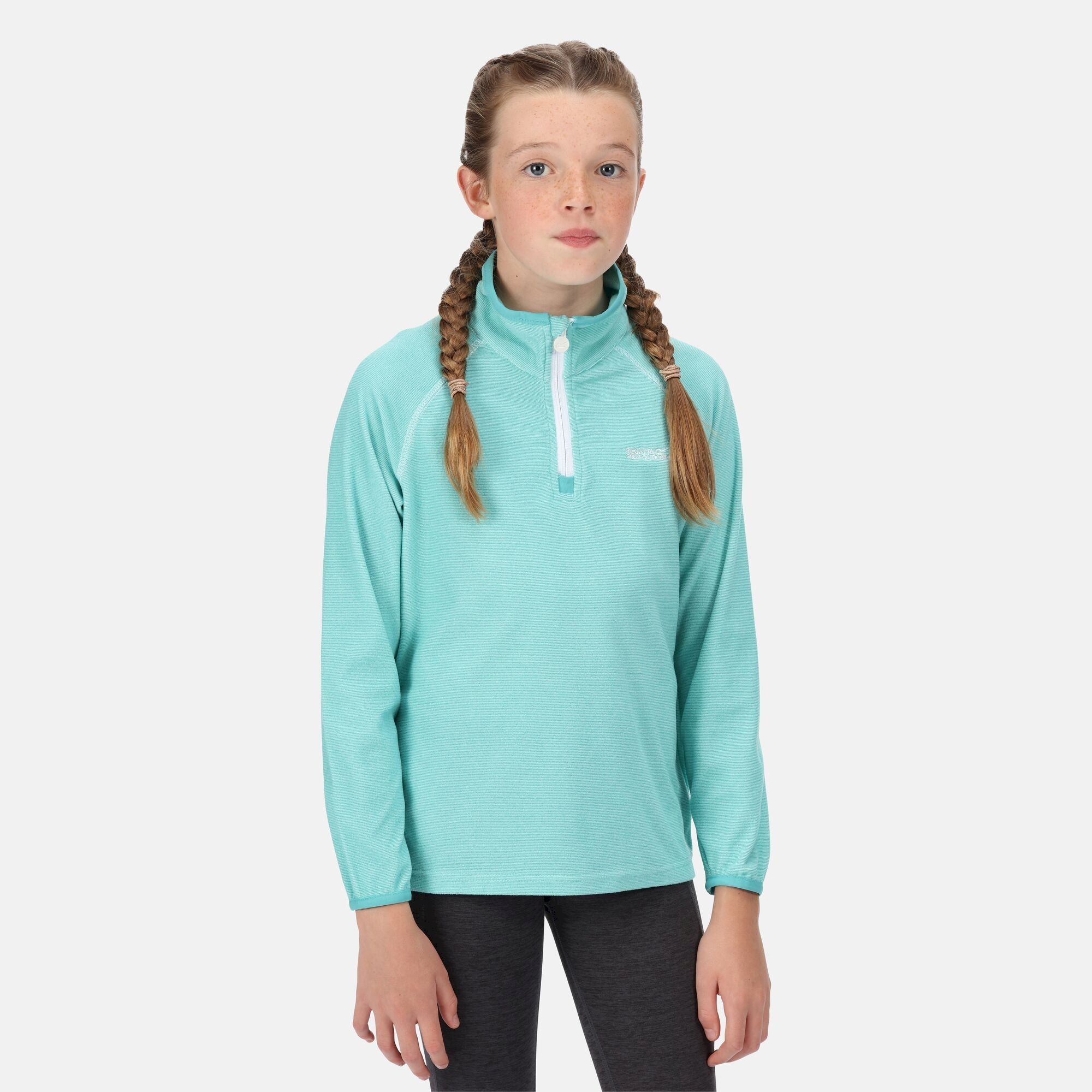 Kids' Loco Half Zip Fleece | Turquoise