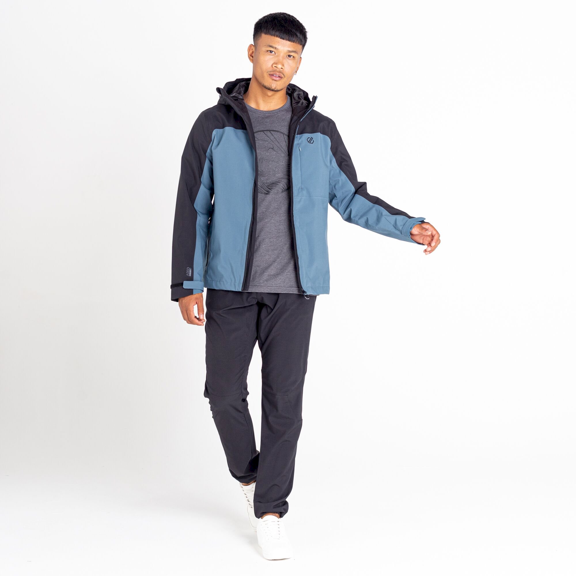 Dare 2b - Men's Diluent Recycled Waterproof Jacket | Orion Grey Black