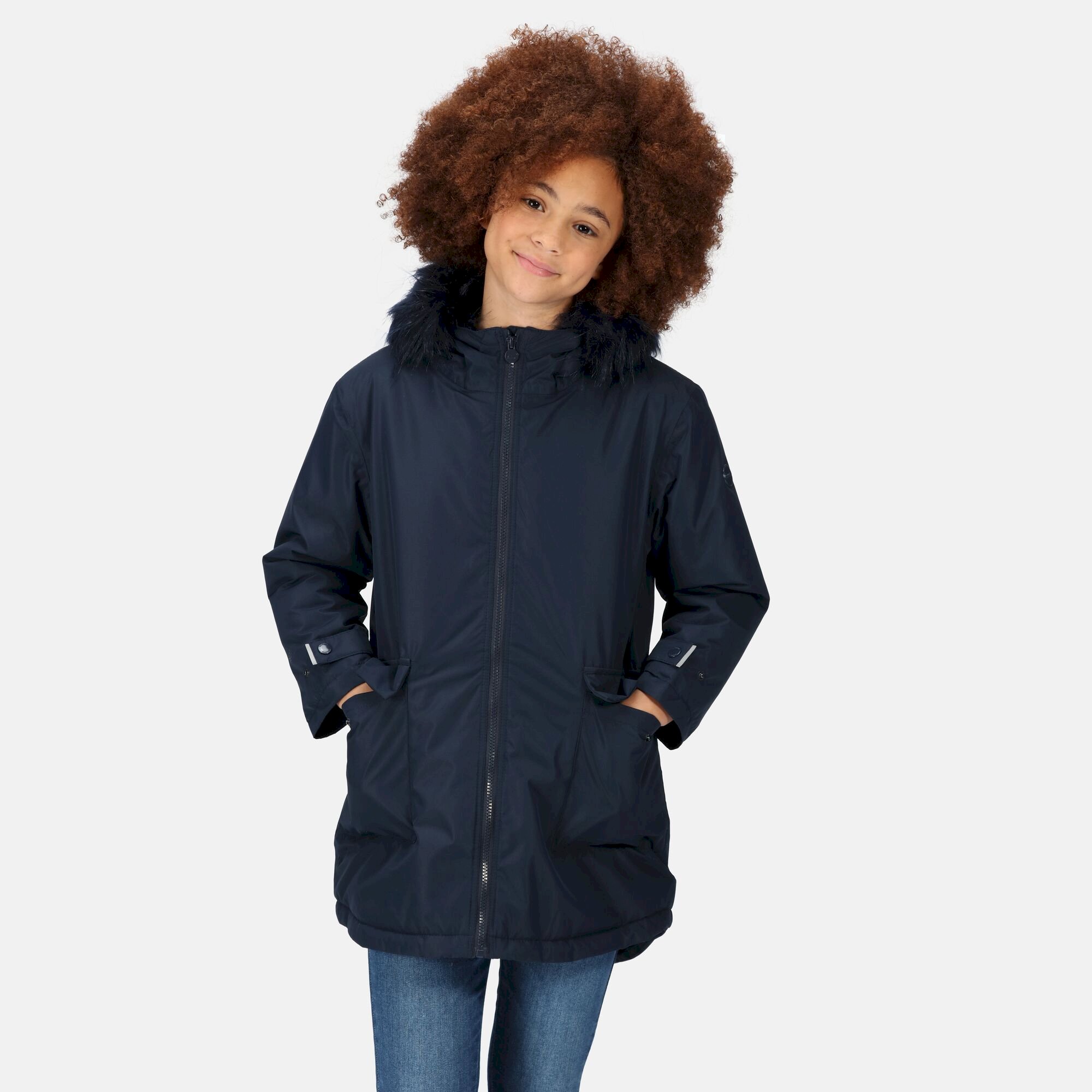Kids' Adelyn Waterproof Parka Jacket | Navy